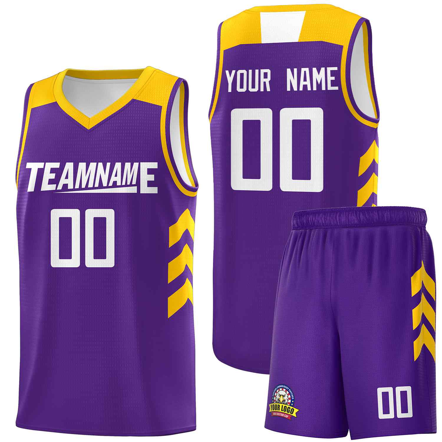 Custom Purple White Classic Sets Sports Uniform Basketball Jersey