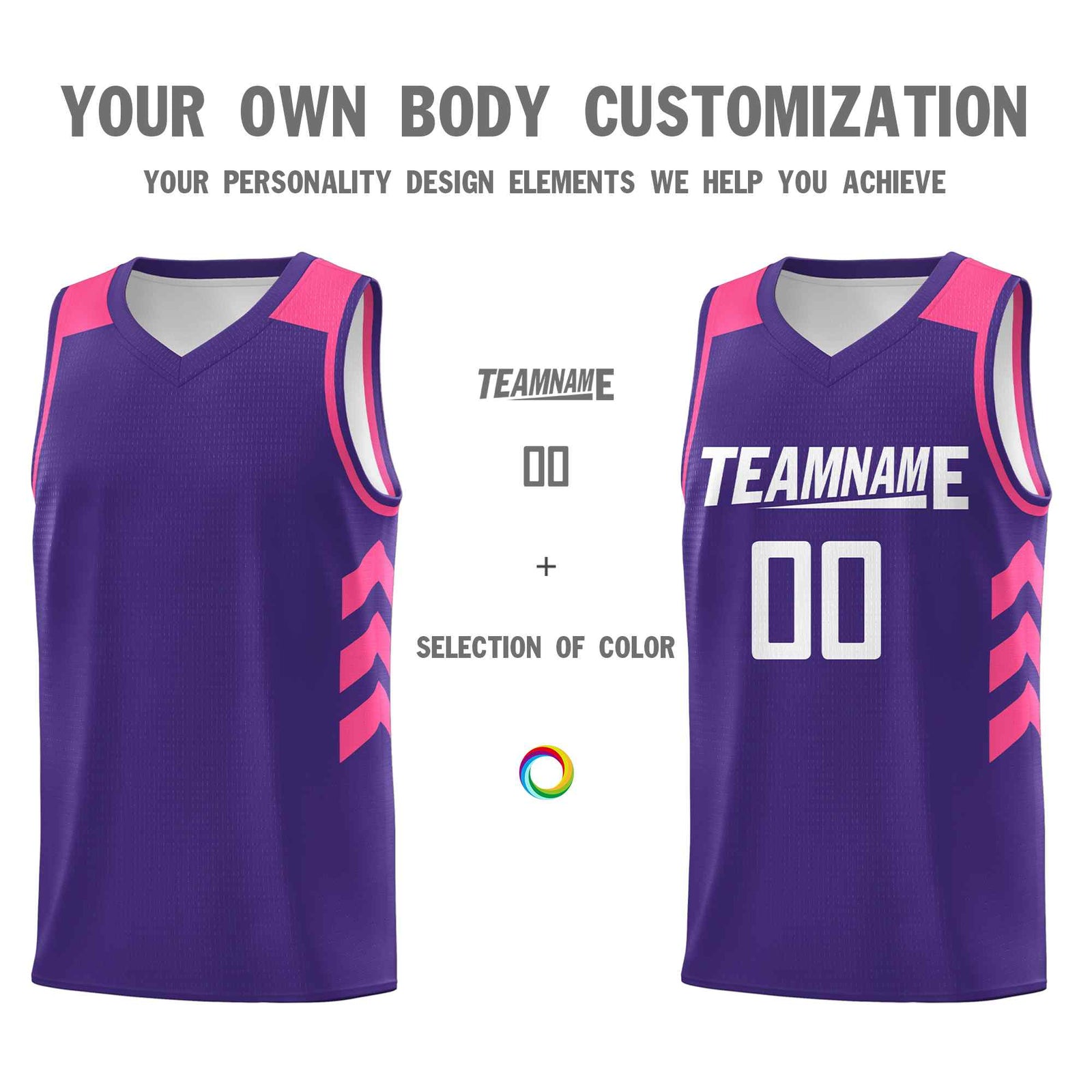 Custom Purple White Classic Sets Sports Uniform Basketball Jersey