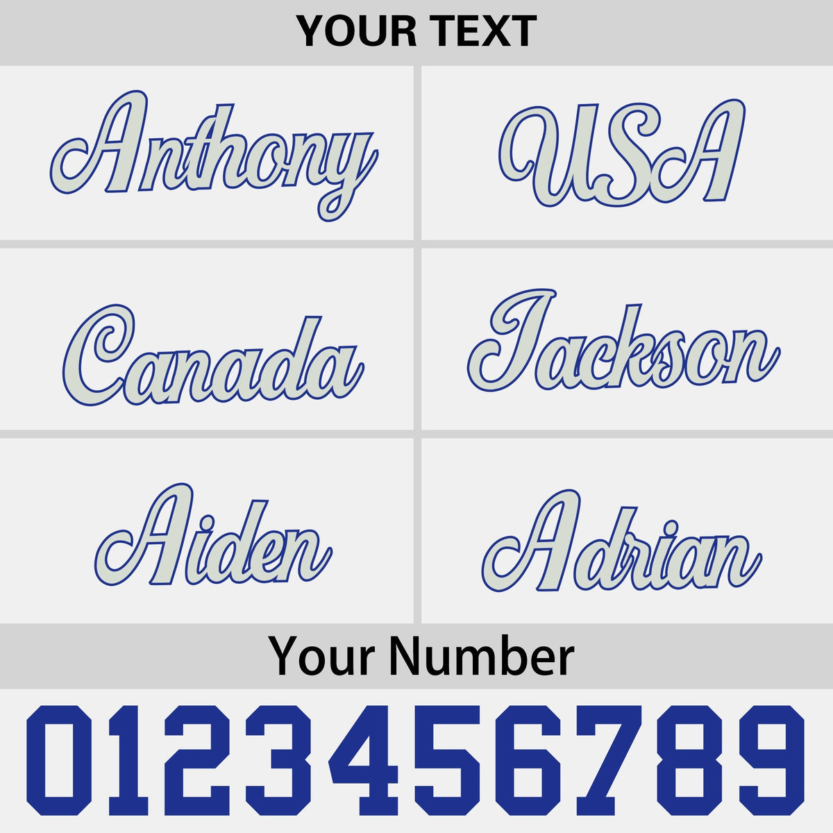 Custom White Royal Blue 3D Puff Embroidery Flat Embroidery Casual Sport Baseball Cap