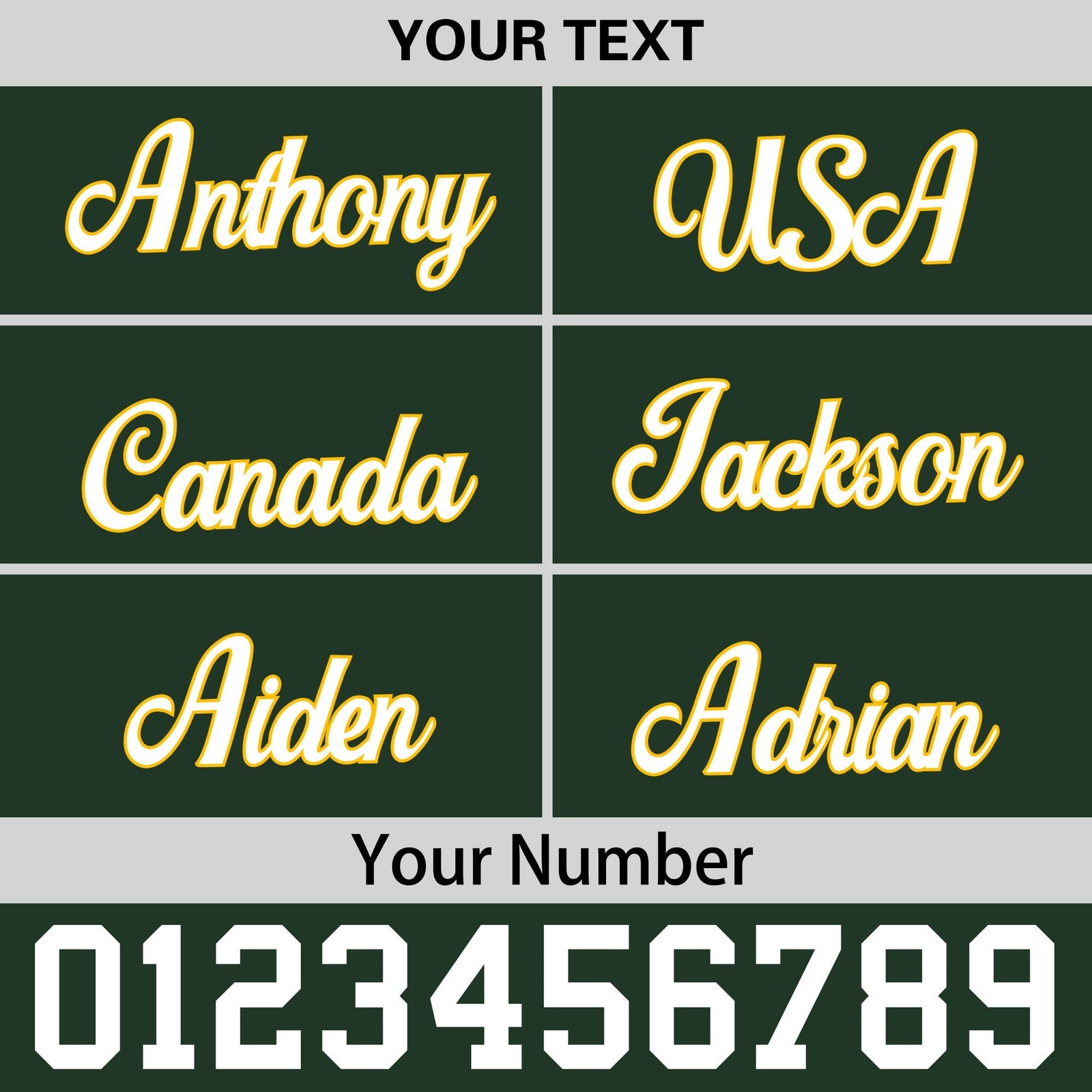 Custom Green Gold 3D Puff Embroidery Flat Embroidery Casual Sport Baseball Cap