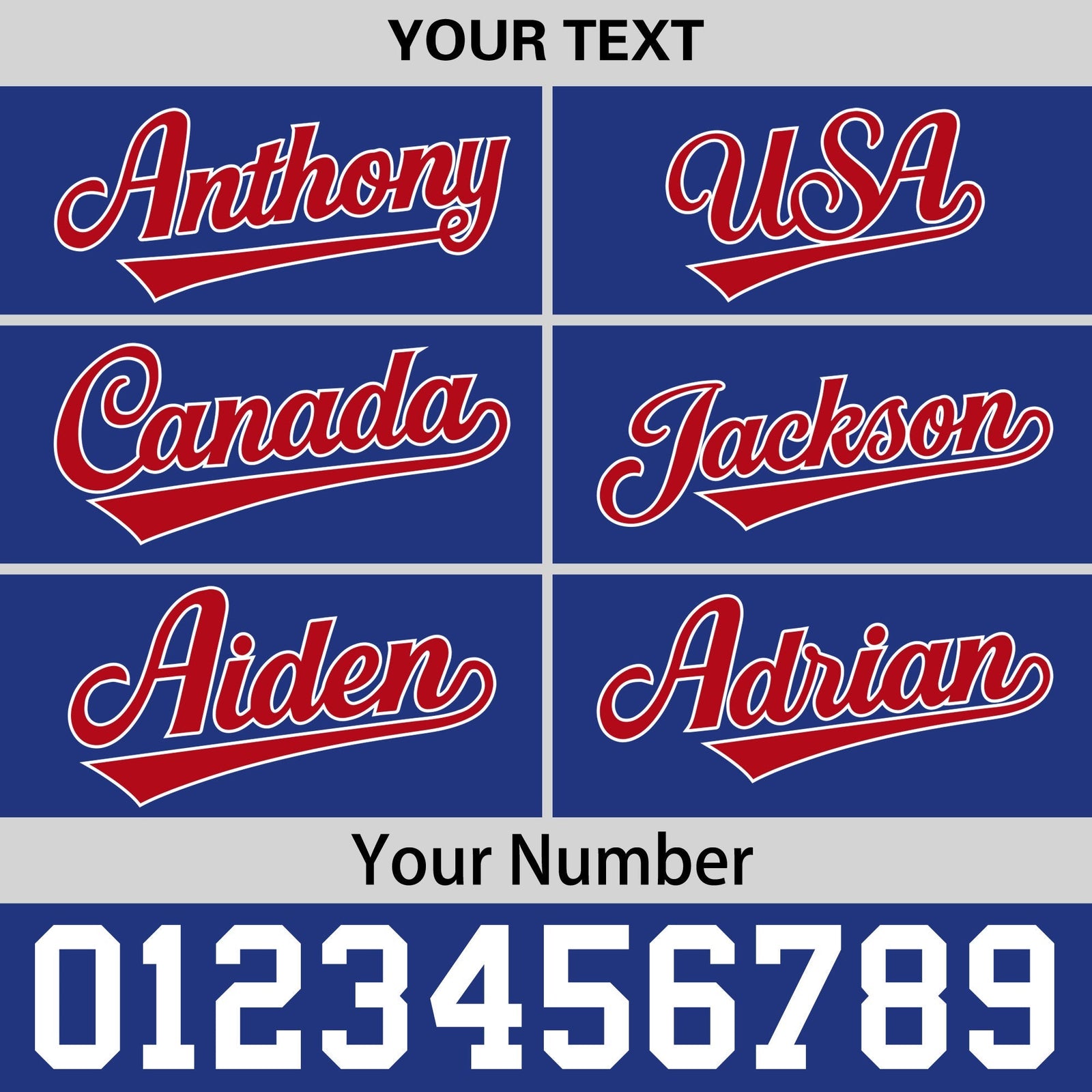 Custom Royal Blue Red 3D Puff Embroidery Flat Embroidery Casual Sport Baseball Cap