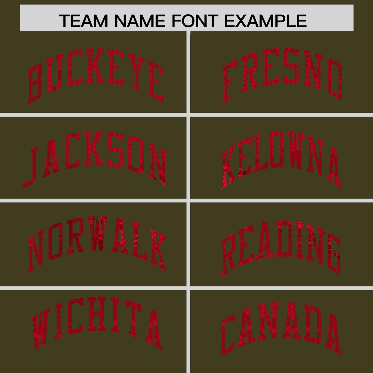 Custom Olive Red Women Basketball Jersey Sequined Dress