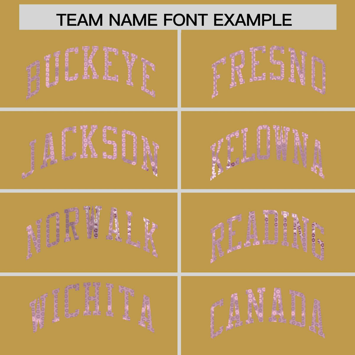 Custom Old Gold Light Pink Women Basketball Jersey Sequined Dress