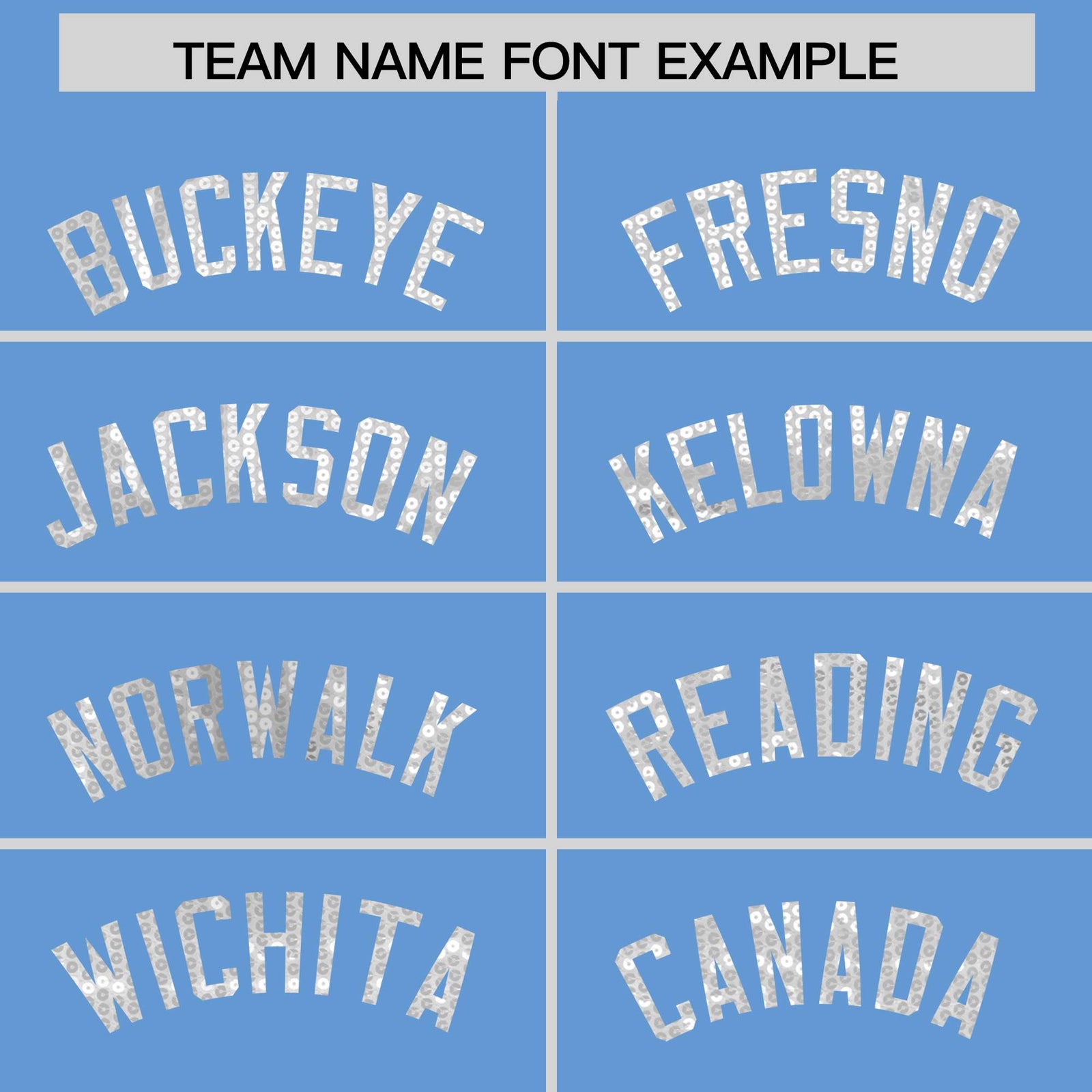 Custom Light Blue White Women Basketball Jersey Sequined Dress