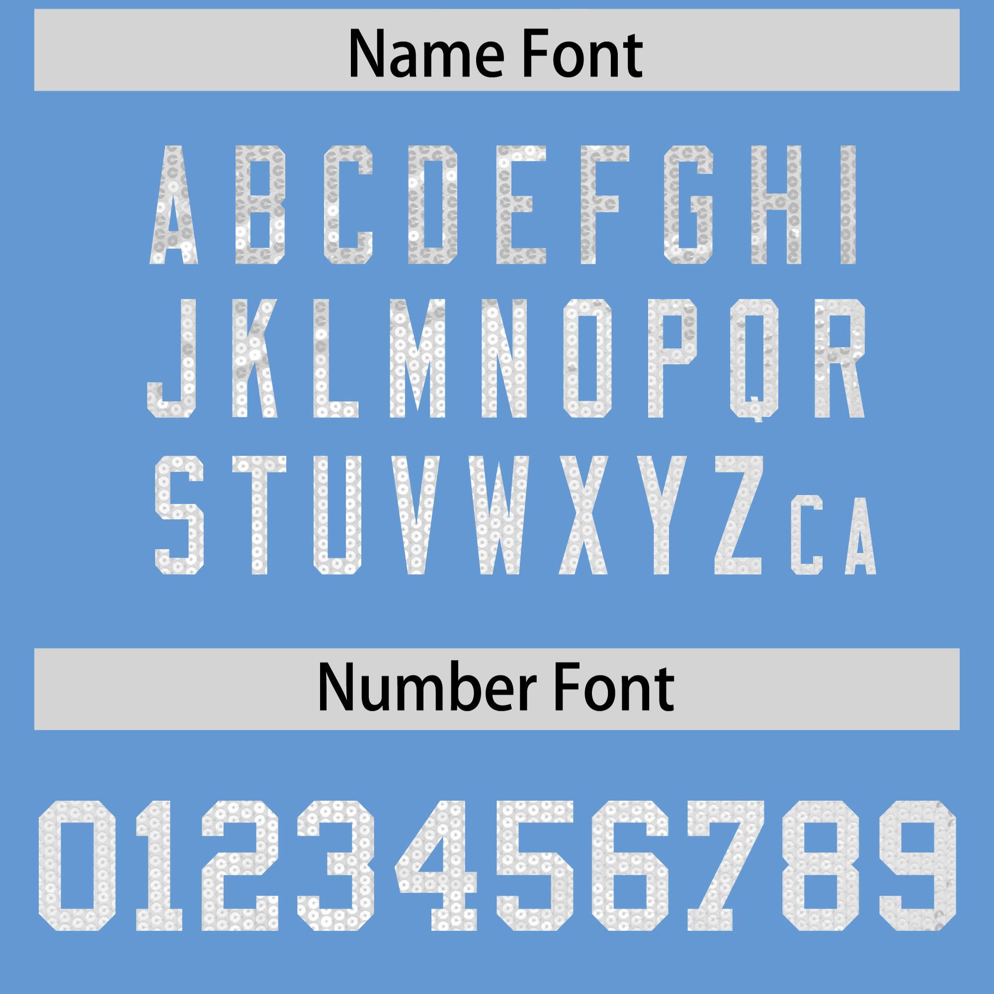 Custom Light Blue White Women Basketball Jersey Sequined Dress