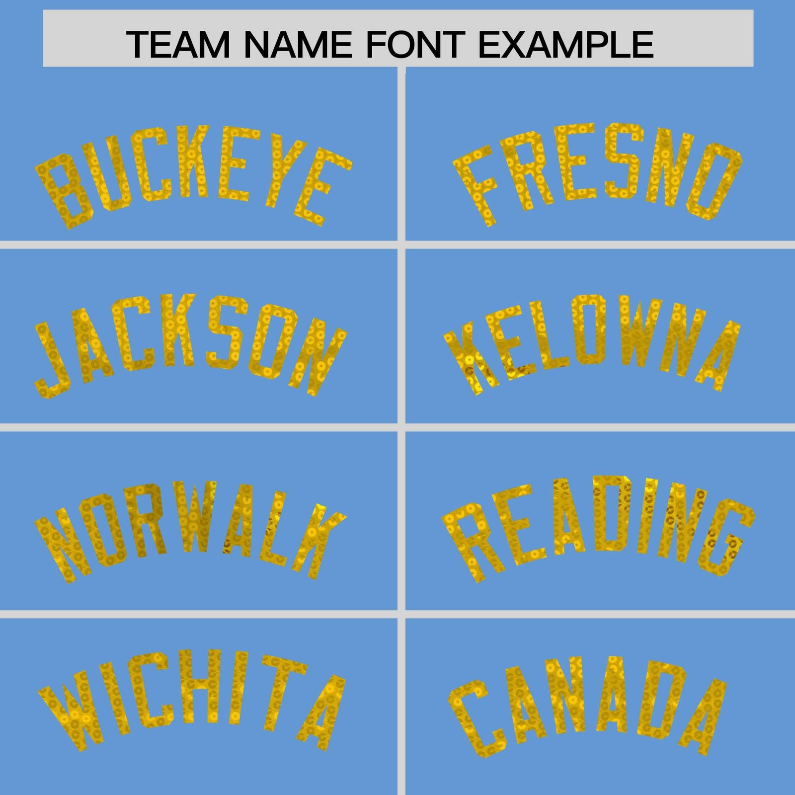 Custom Light Blue Gold Women Basketball Jersey Sequined Dress