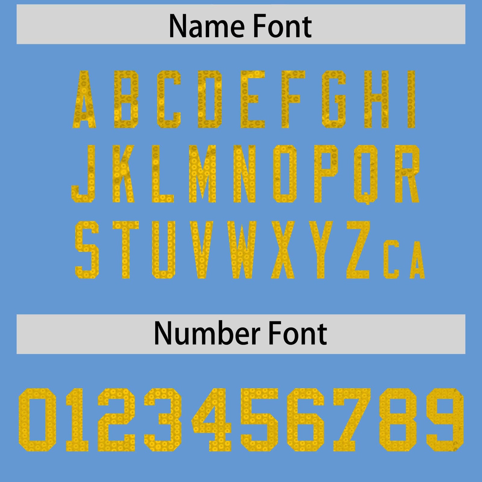 Custom Light Blue Gold Women Basketball Jersey Sequined Dress