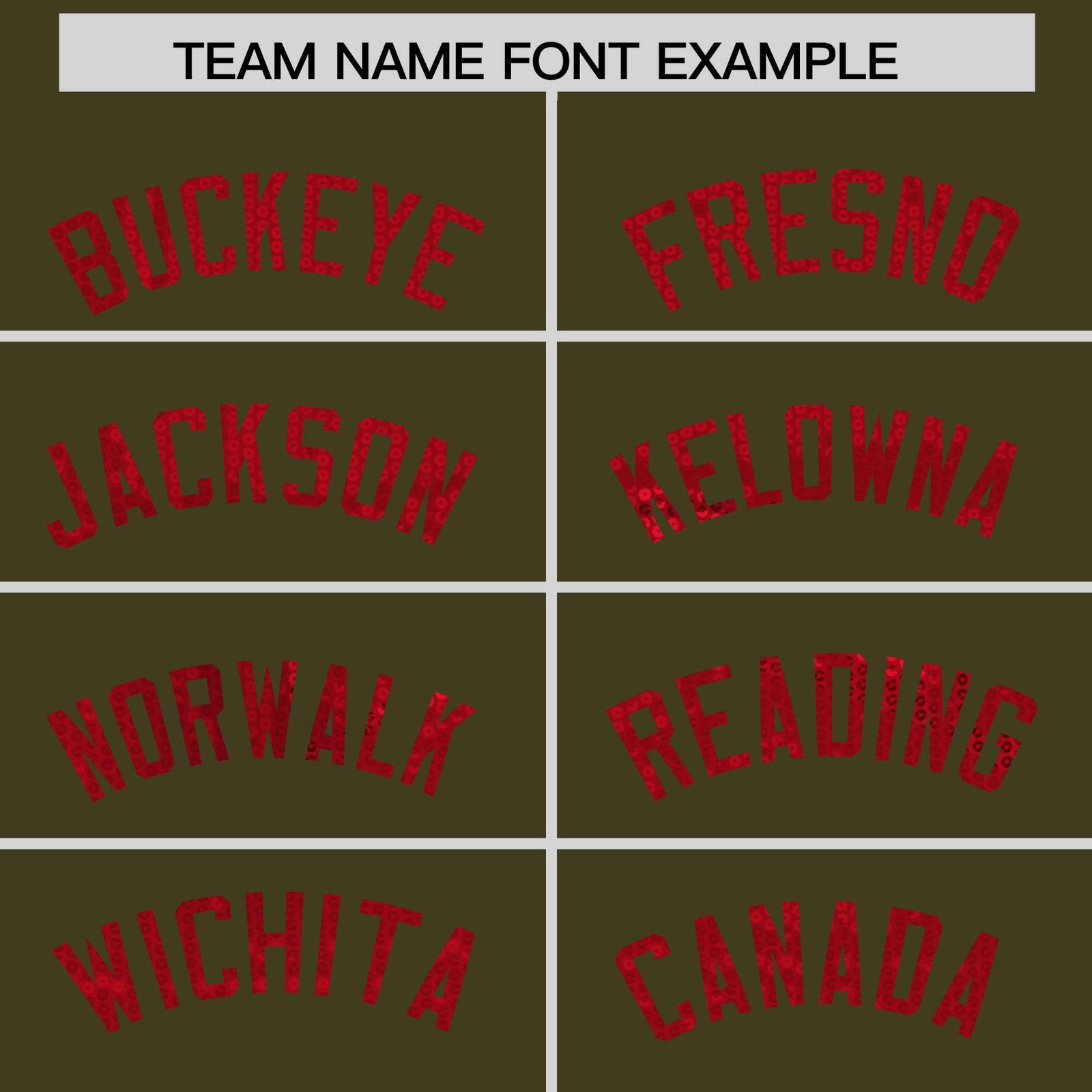 Custom Olive Red Women Basketball Jersey Sequined Dress