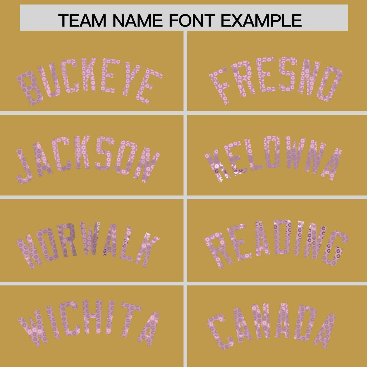 Custom Old Gold Light Pink Women Basketball Jersey Sequined Dress