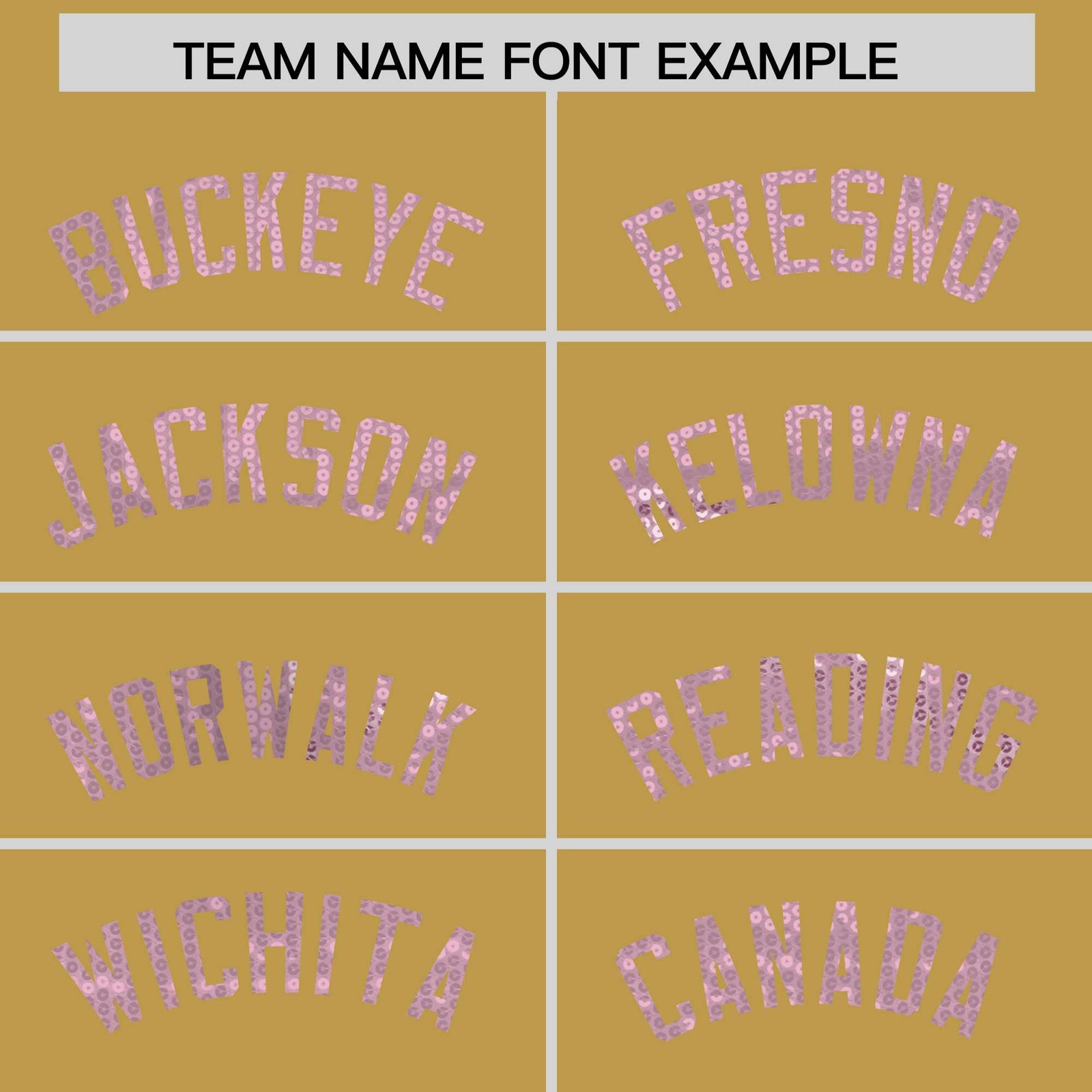 Custom Old Gold Light Pink Women Basketball Jersey Sequined Dress