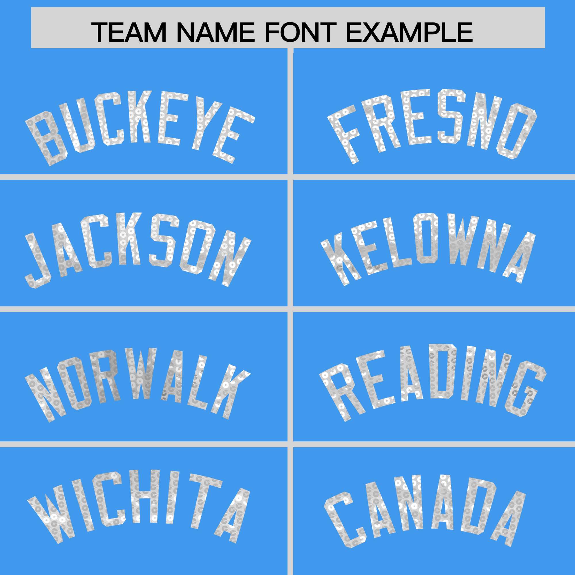 Custom Powder Blue White Women Basketball Jersey Sequined Dress