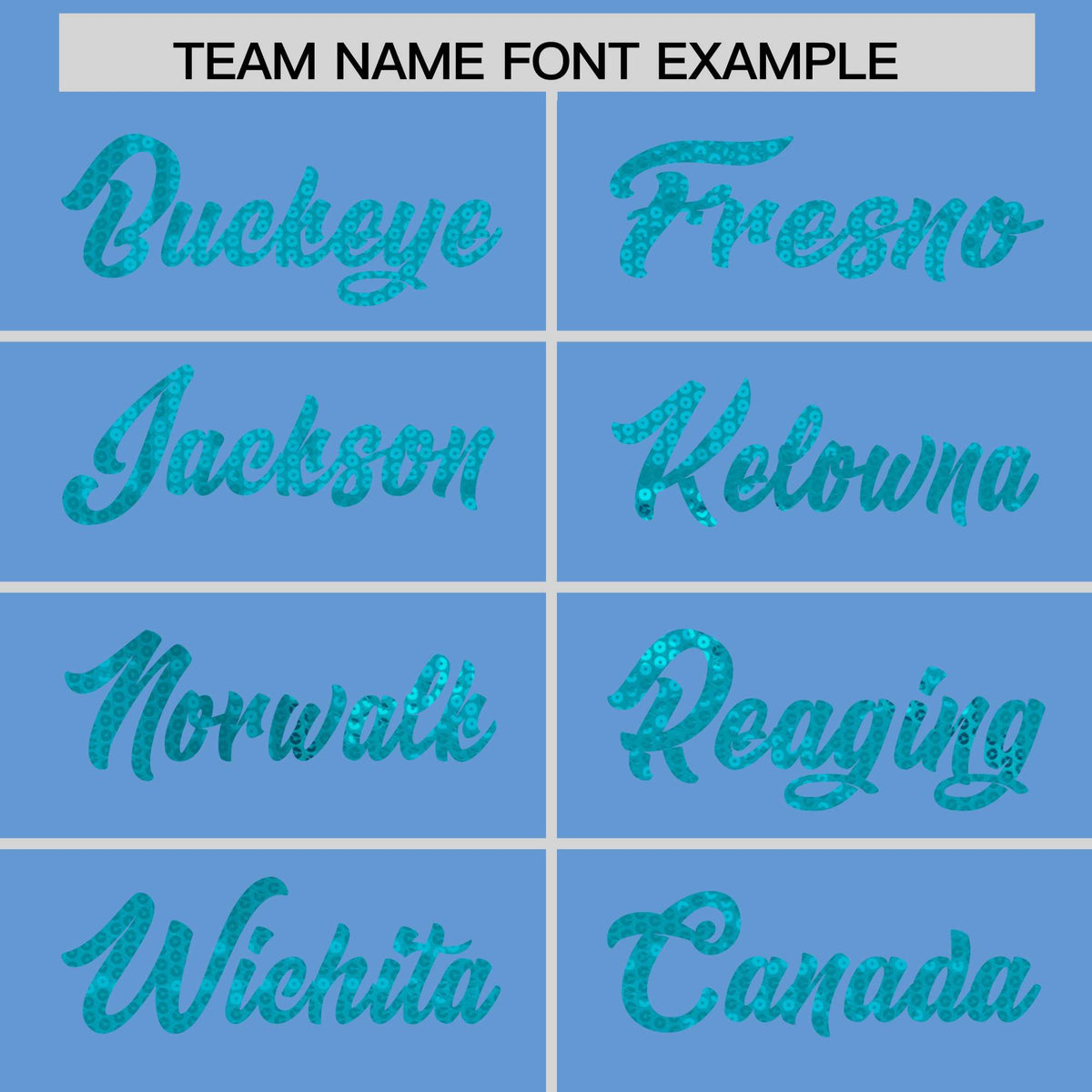 Custom Light Blue Sky Blue Women Basketball Jersey Sequined Dress