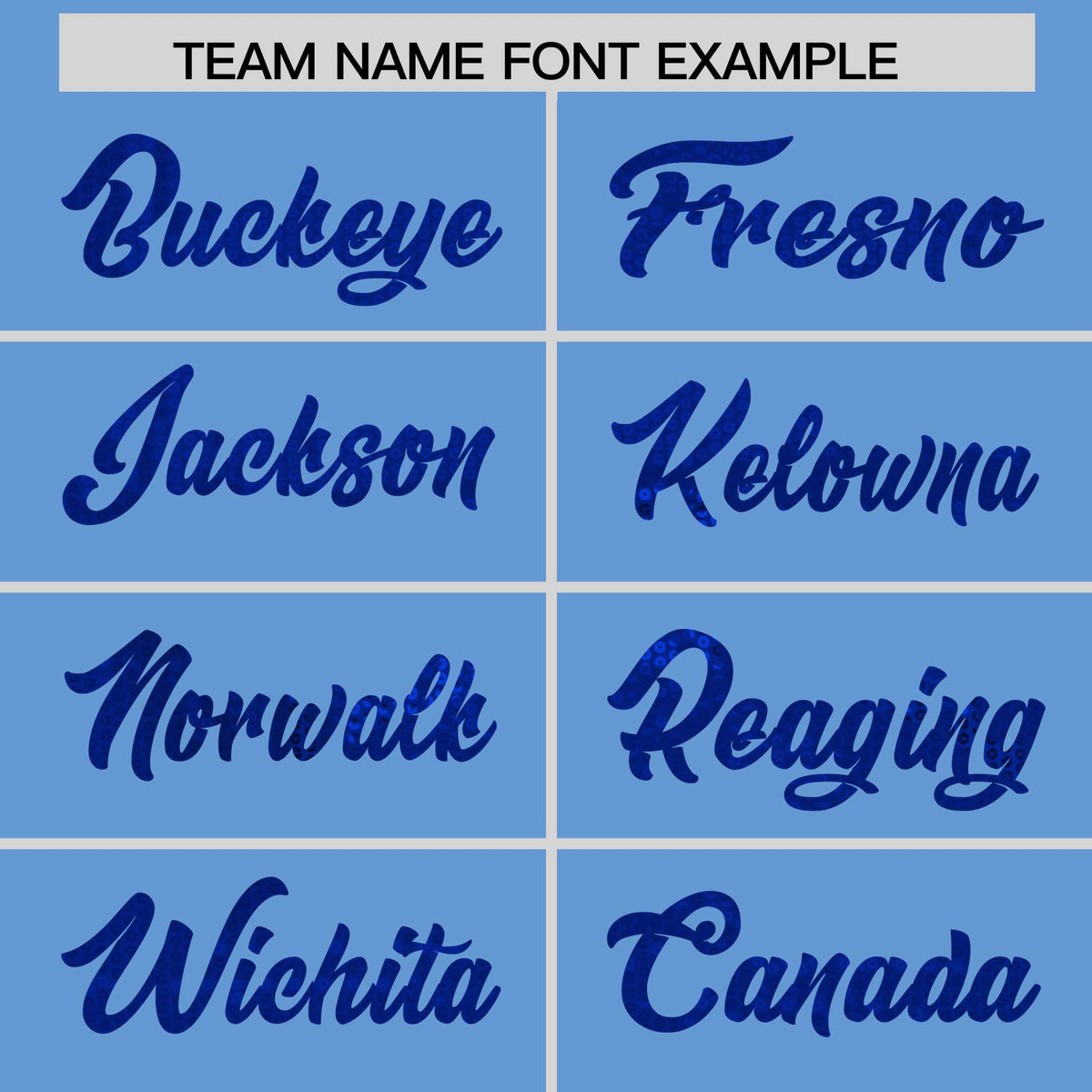 Custom Light Blue Royal Women Basketball Jersey Sequined Dress