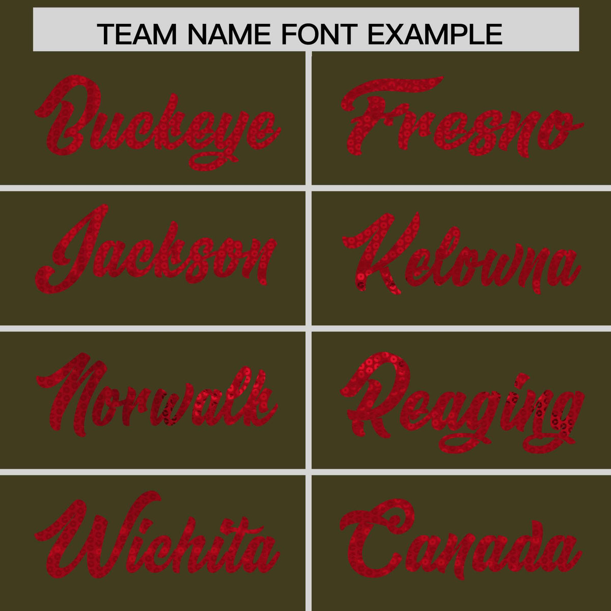 Custom Olive Red Women Basketball Jersey Sequined Dress