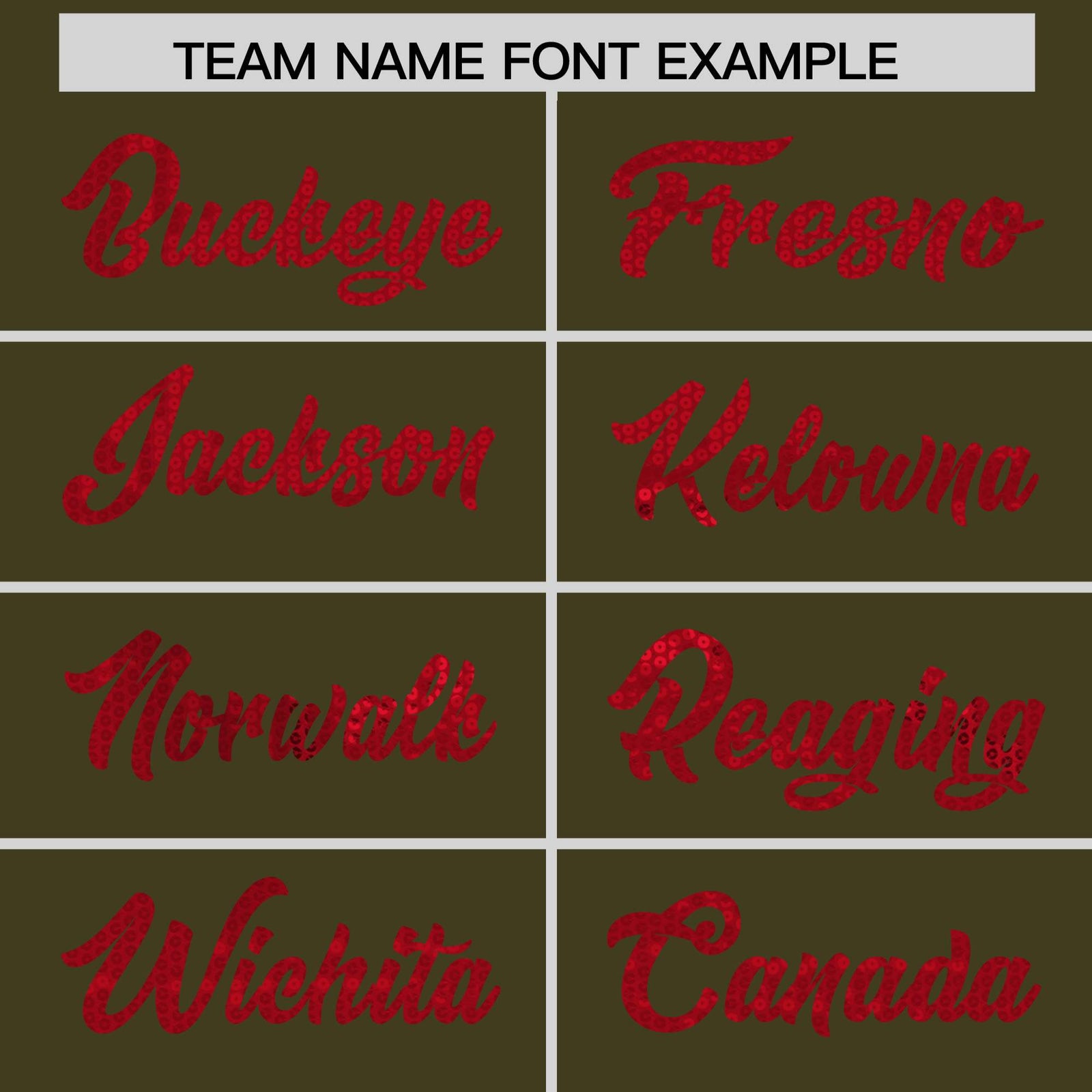 Custom Olive Red Women Basketball Jersey Sequined Dress