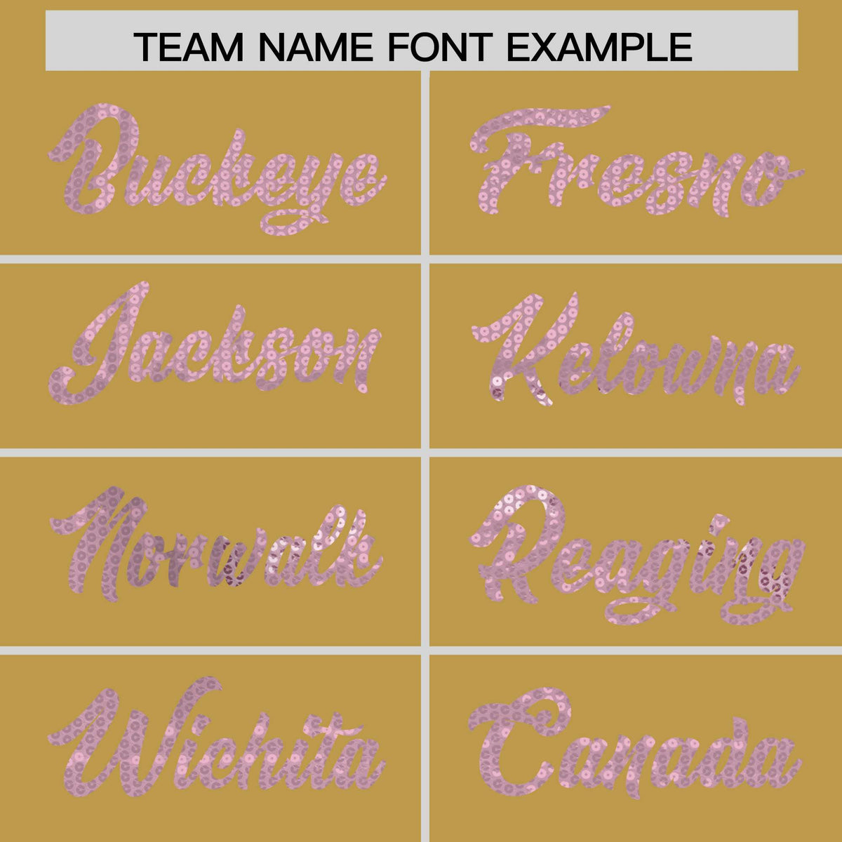 Custom Old Gold Light Pink Women Basketball Jersey Sequined Dress