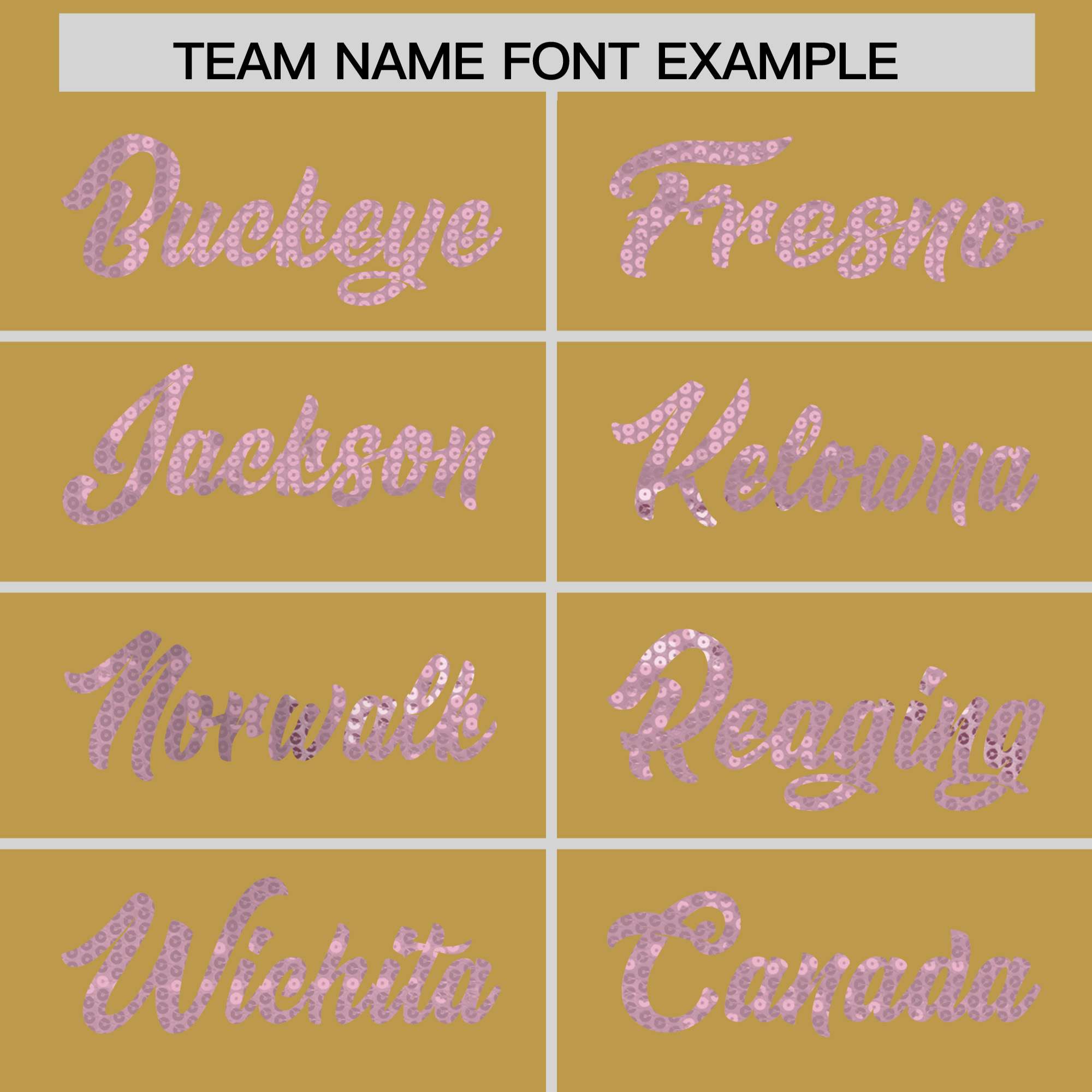 Custom Old Gold Light Pink Women Basketball Jersey Sequined Dress