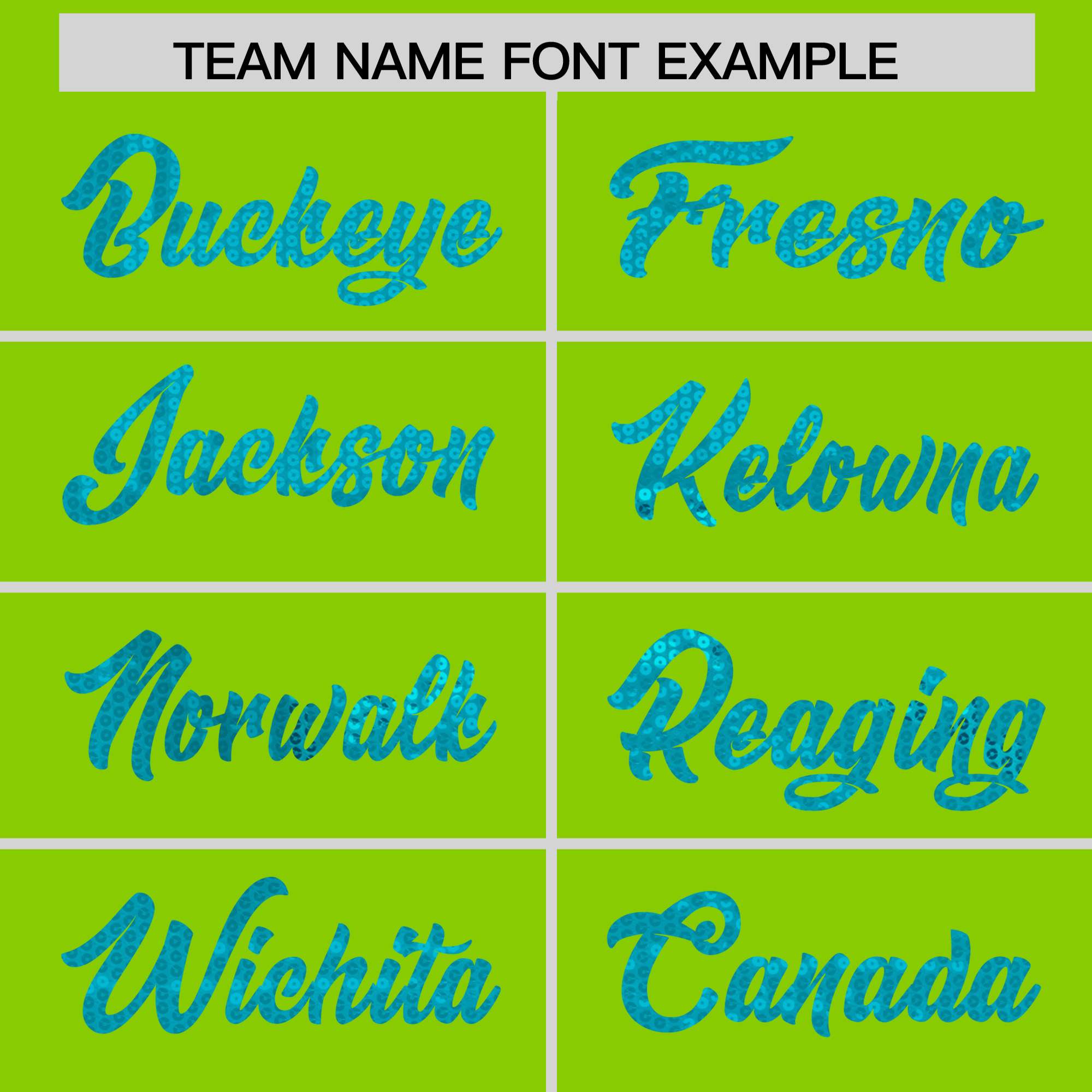 Custom Neon Green Sky Blue Women Basketball Jersey Sequined Dress