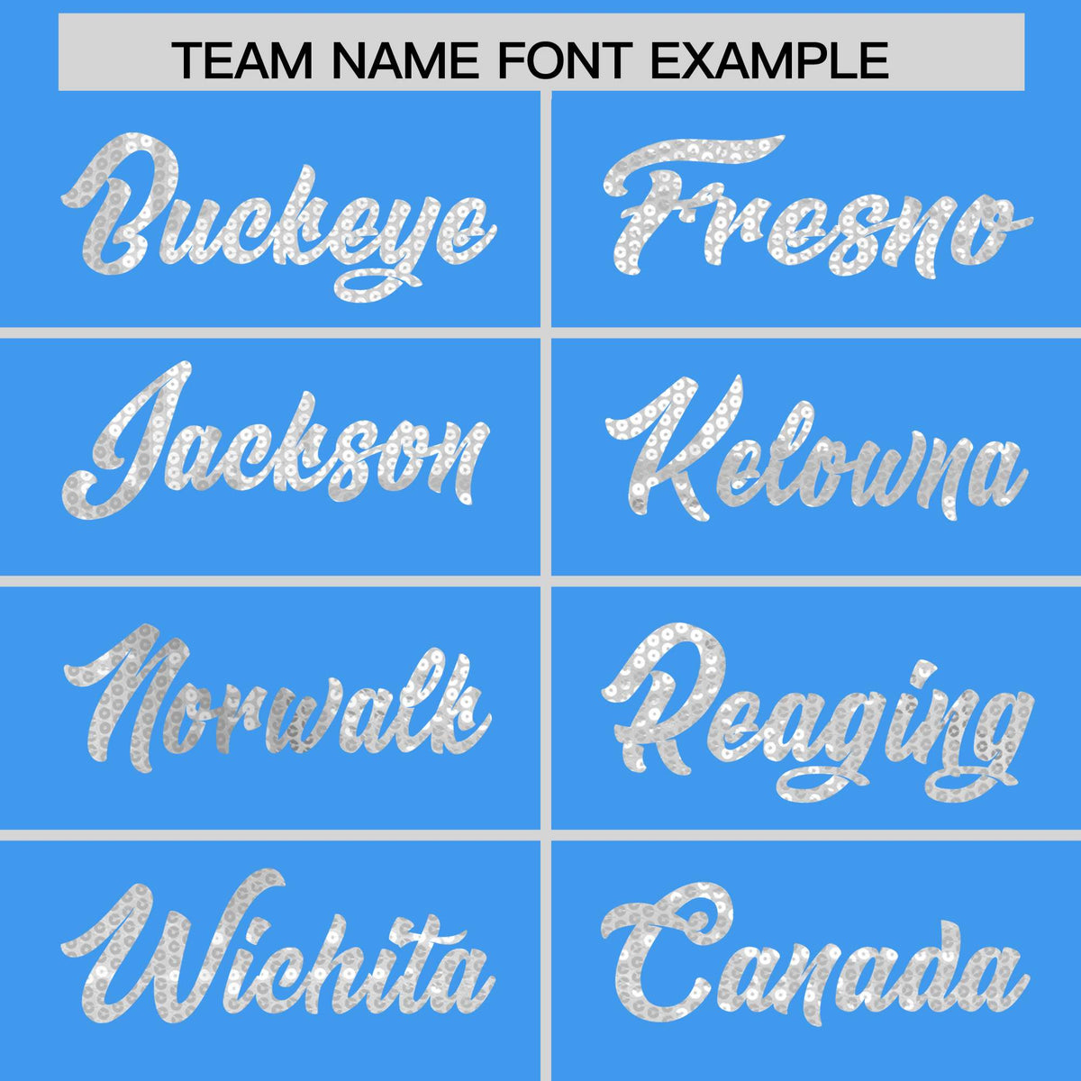 Custom Powder Blue White Women Basketball Jersey Sequined Dress