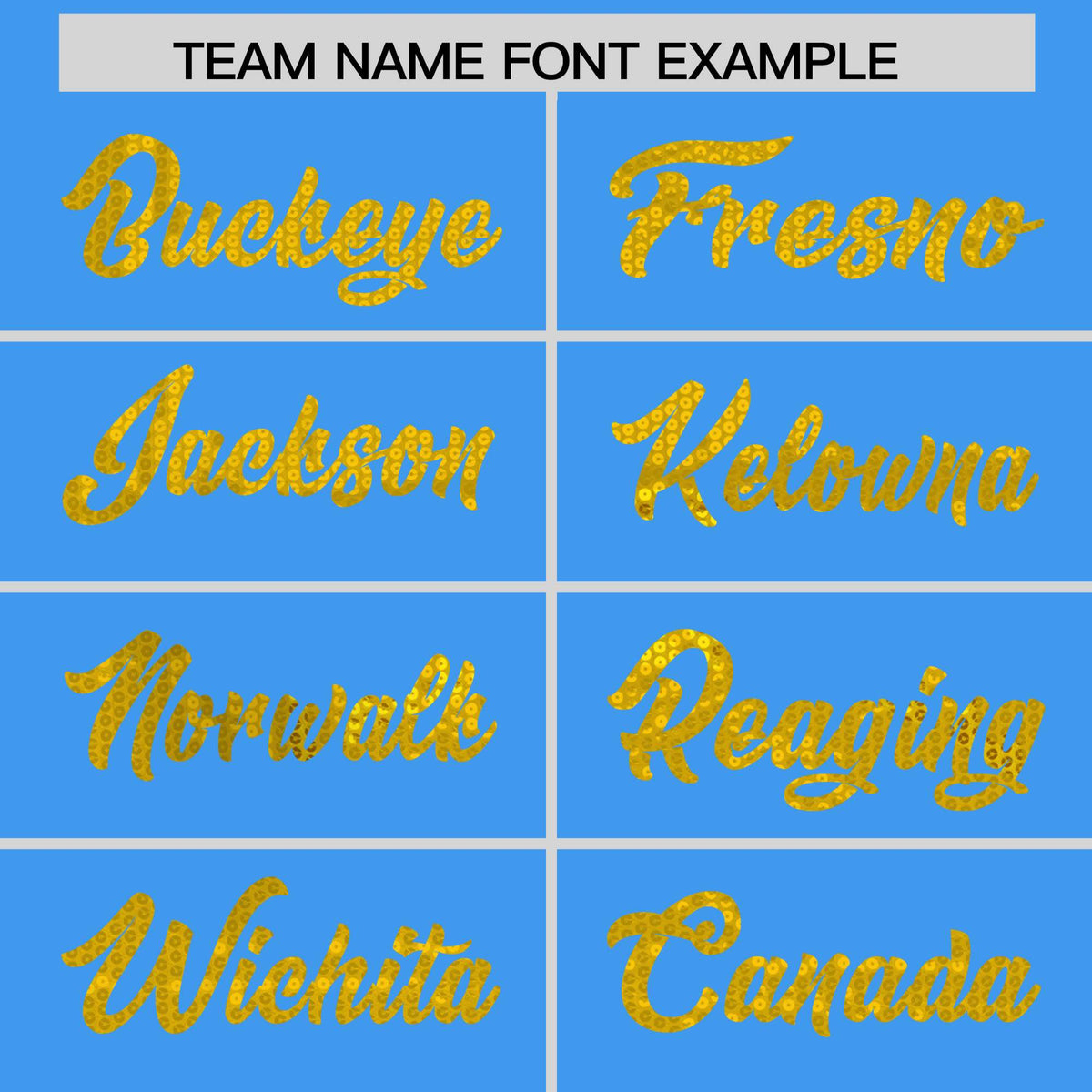 Custom Powder Blue Gold Women Basketball Jersey Sequined Dress