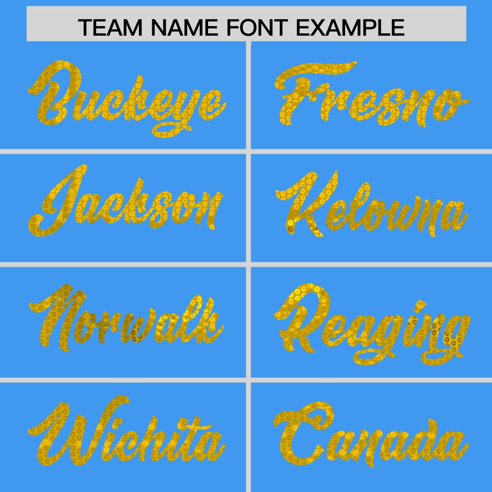 Custom Powder Blue Gold Women Basketball Jersey Sequined Dress