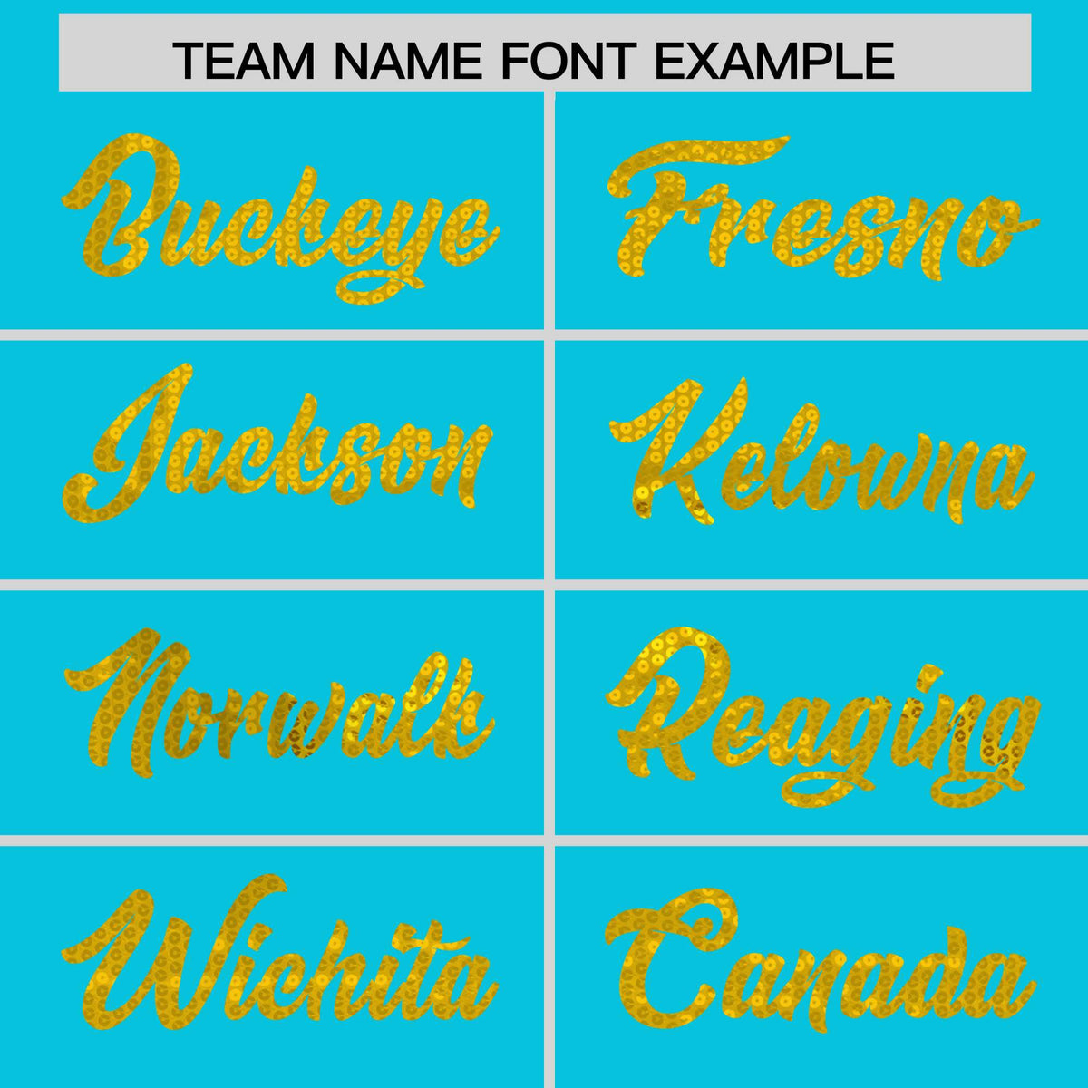 Custom Sky Blue Gold Women Basketball Jersey Sequined Dress