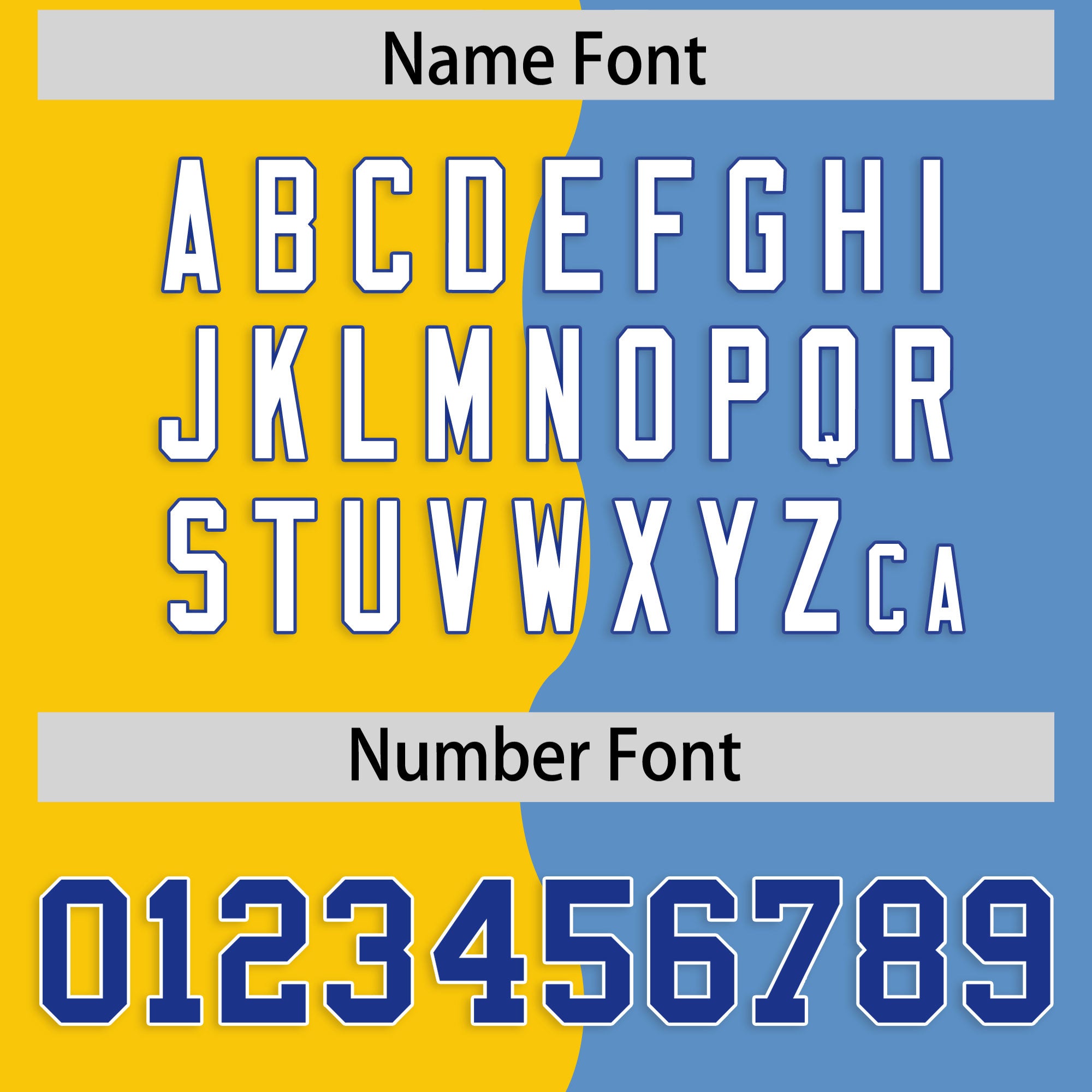 Custom Light Blue Gold Split Fashion Mesh Authentic Football Jersey