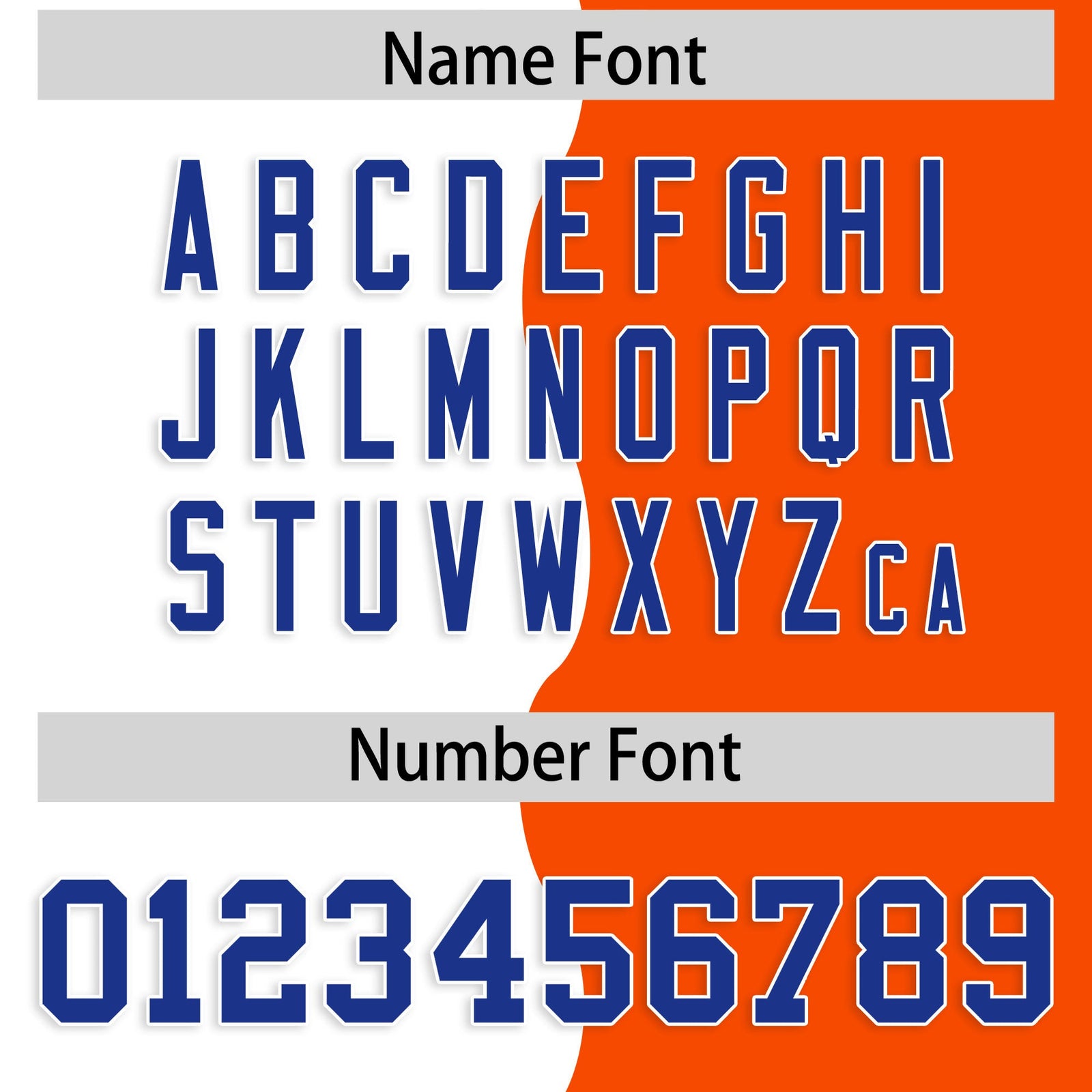 Custom Orange White Split Fashion Mesh Authentic Football Jersey