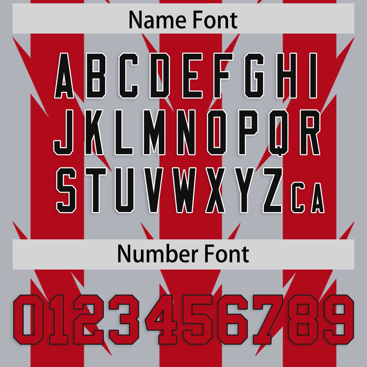 Custom Gray Red Personalized Razr Stripe Graffiti Pattern Flag Football Jersey