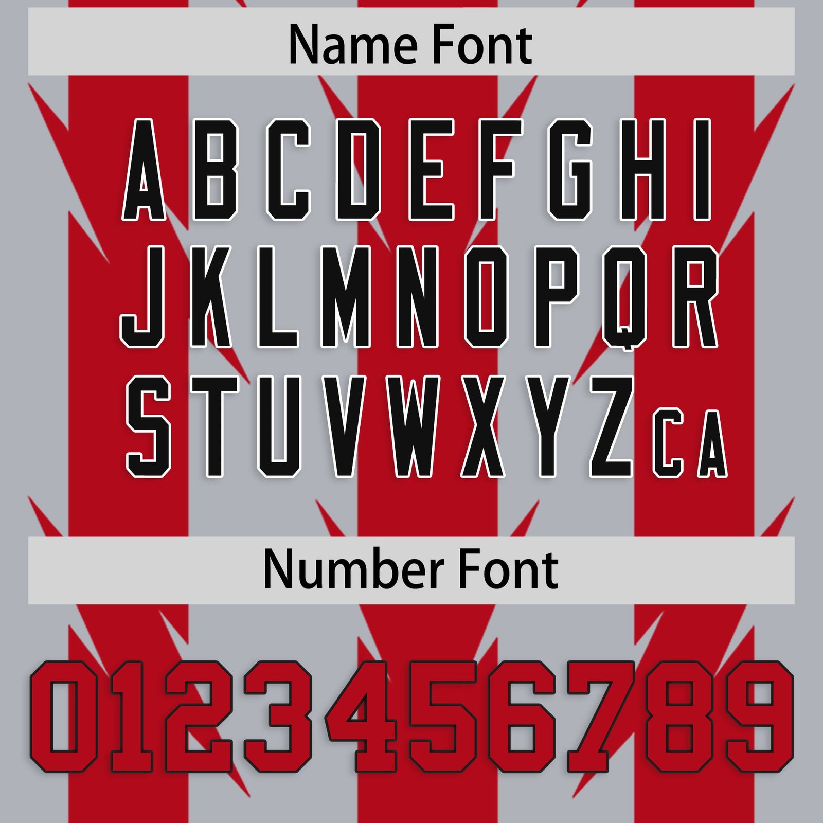 Custom Gray Red Personalized Razr Stripe Graffiti Pattern Flag Football Jersey