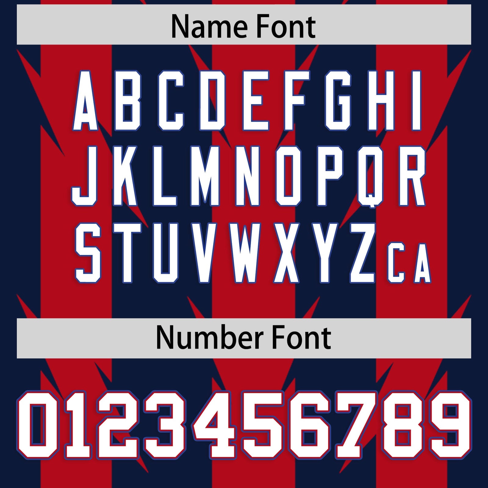 Custom Navy Red Personalized Razr Stripe Graffiti Pattern Flag Football Jersey