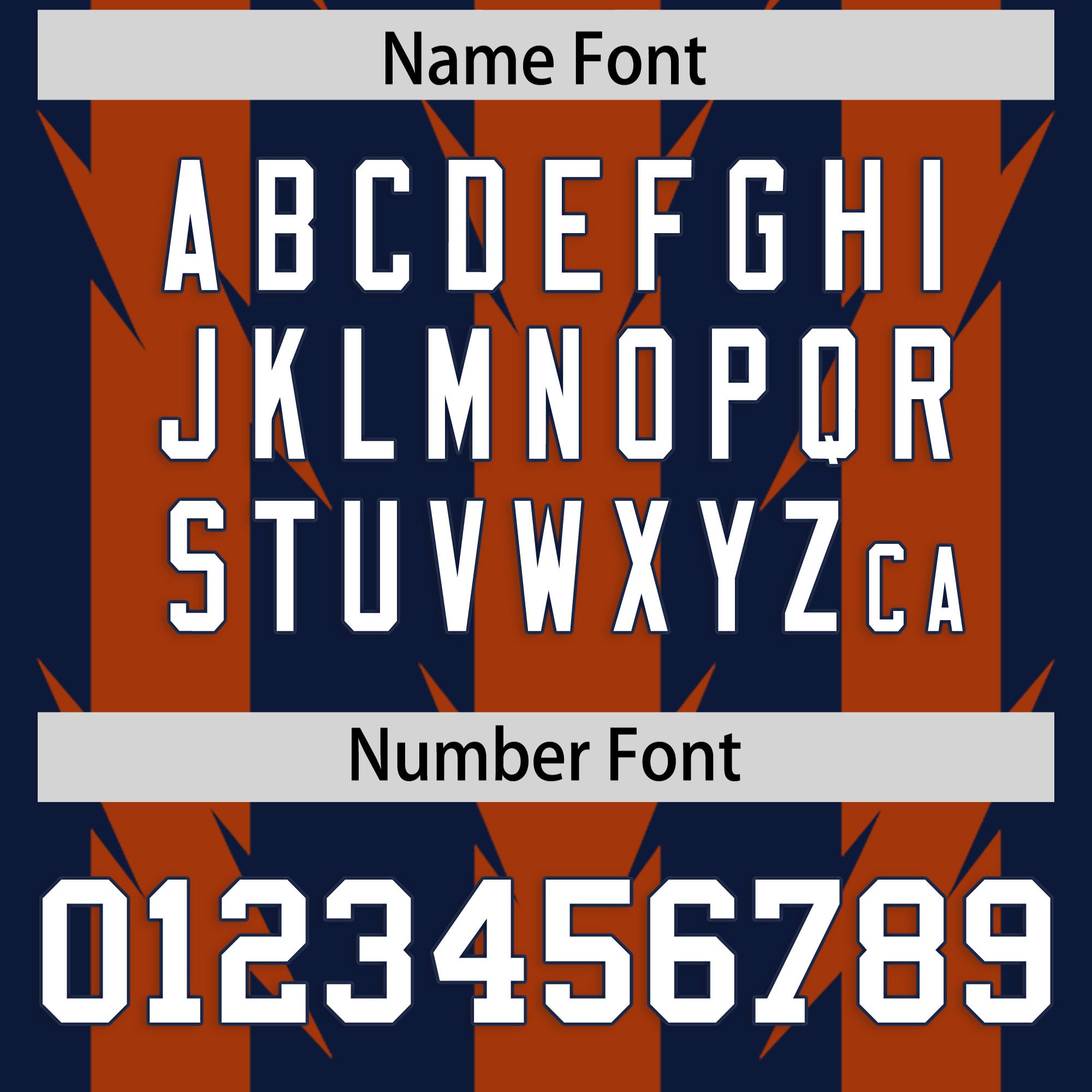 Custom Navy Texas Orange Personalized Razr Stripe Graffiti Pattern Flag Football Jersey