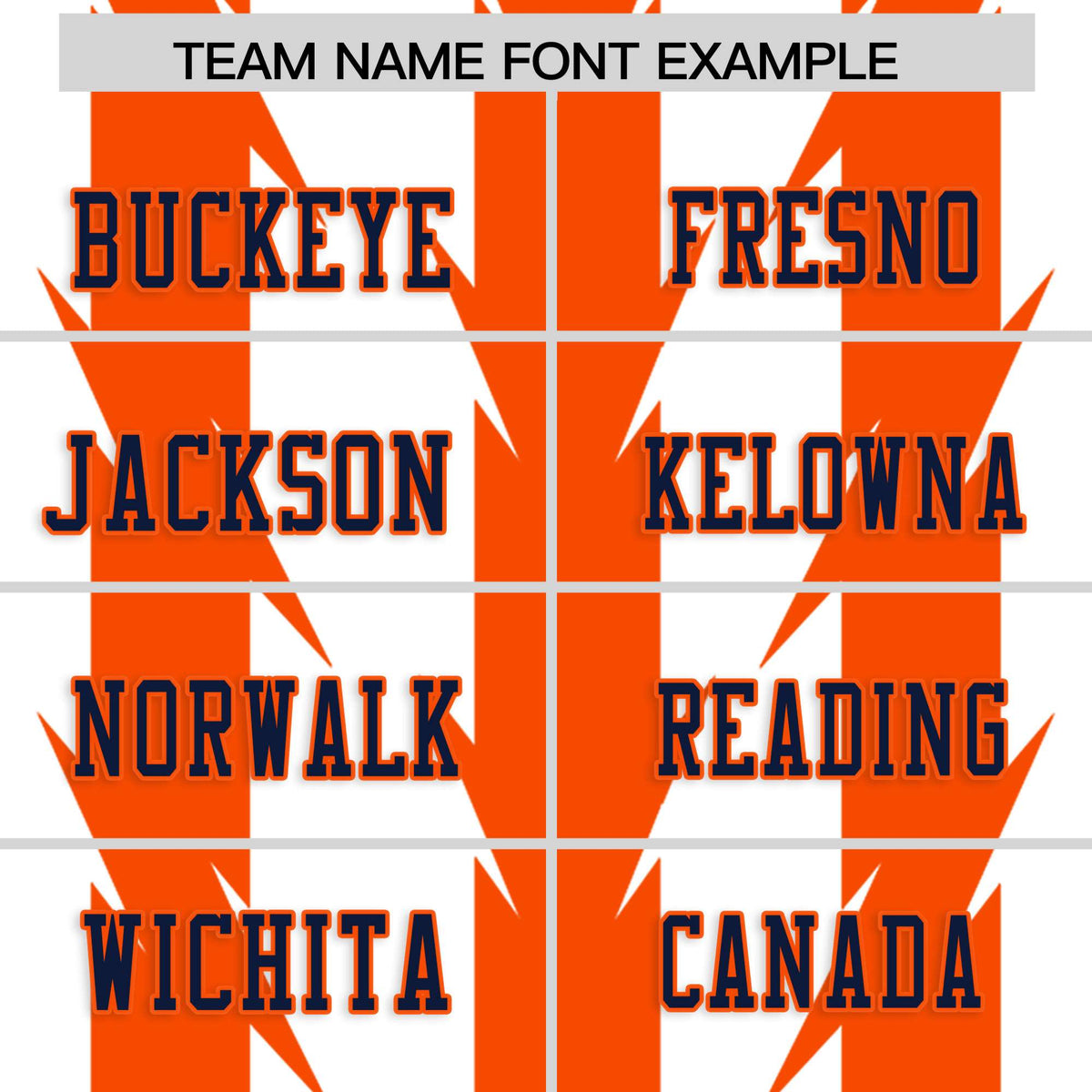 Custom White Orange Personalized Razr Stripe Graffiti Pattern Flag Football Jersey