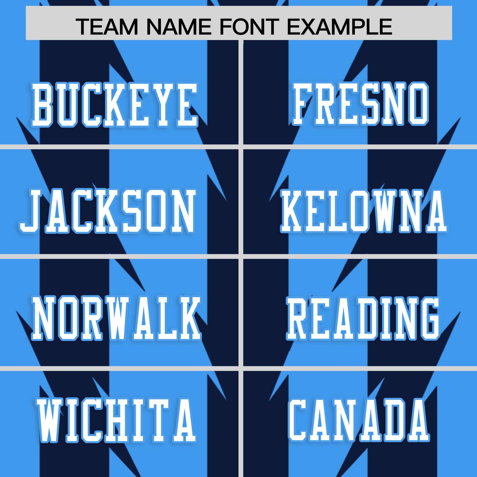 Custom Powder Blue Navy Personalized Razr Stripe Graffiti Pattern Flag Football Jersey