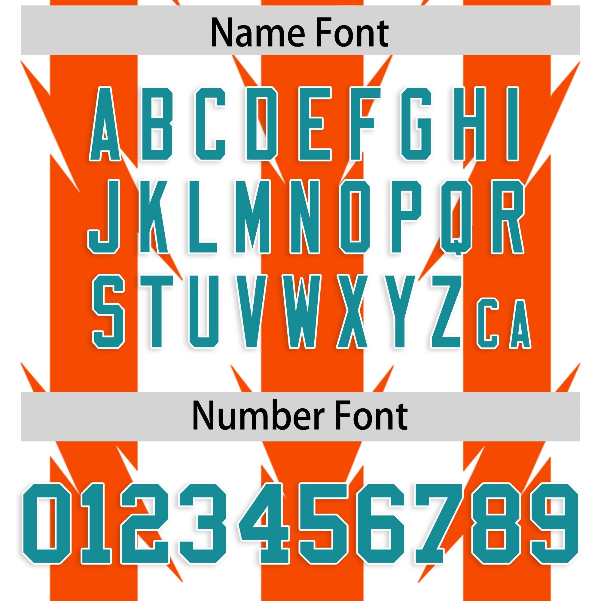 Custom White Orange Personalized Razr Stripe Graffiti Pattern Flag Football Jersey