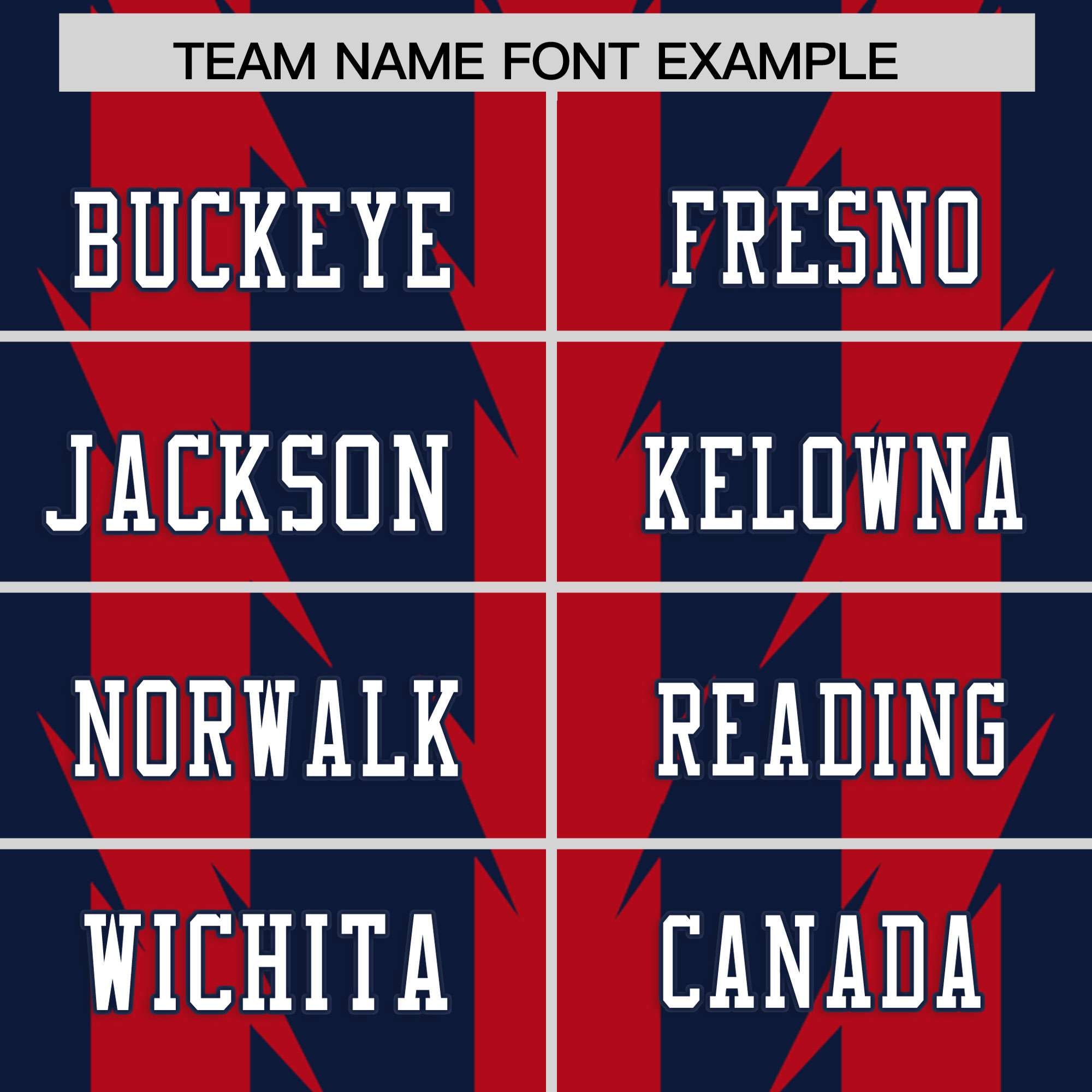 Custom Navy Red Personalized Razr Stripe Graffiti Pattern Flag Football Jersey