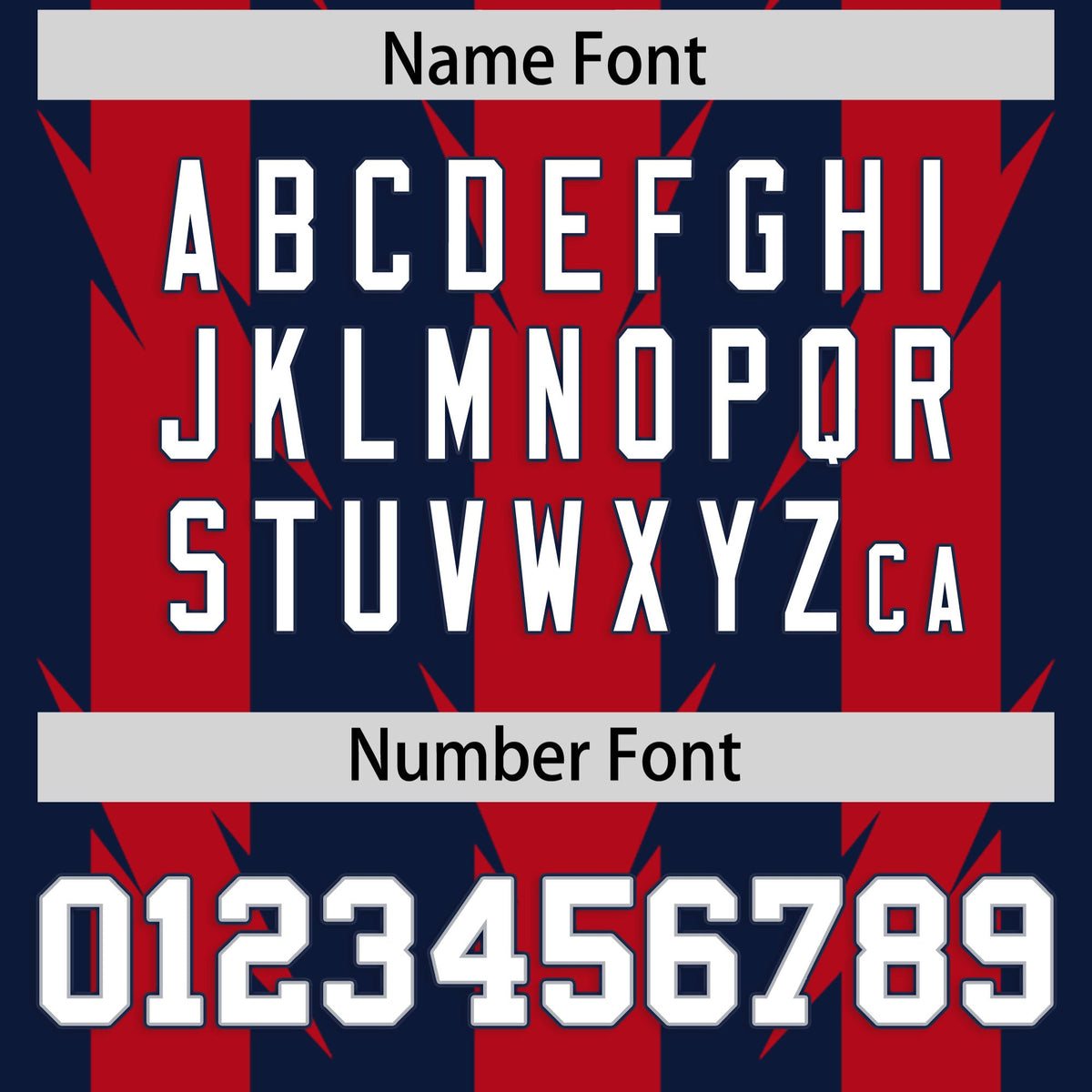 Custom Navy Red Personalized Razr Stripe Graffiti Pattern Flag Football Jersey