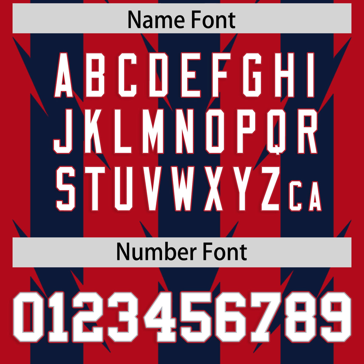 Custom Red Navy Personalized Razr Stripe Graffiti Pattern Flag Football Jersey