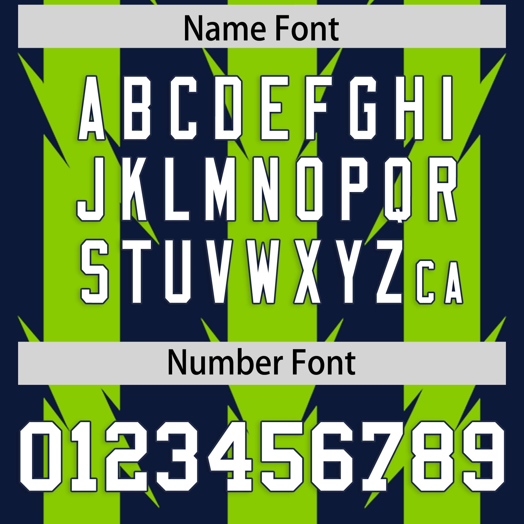 Custom Navy Neon Green Personalized Razr Stripe Graffiti Pattern Flag Football Jersey