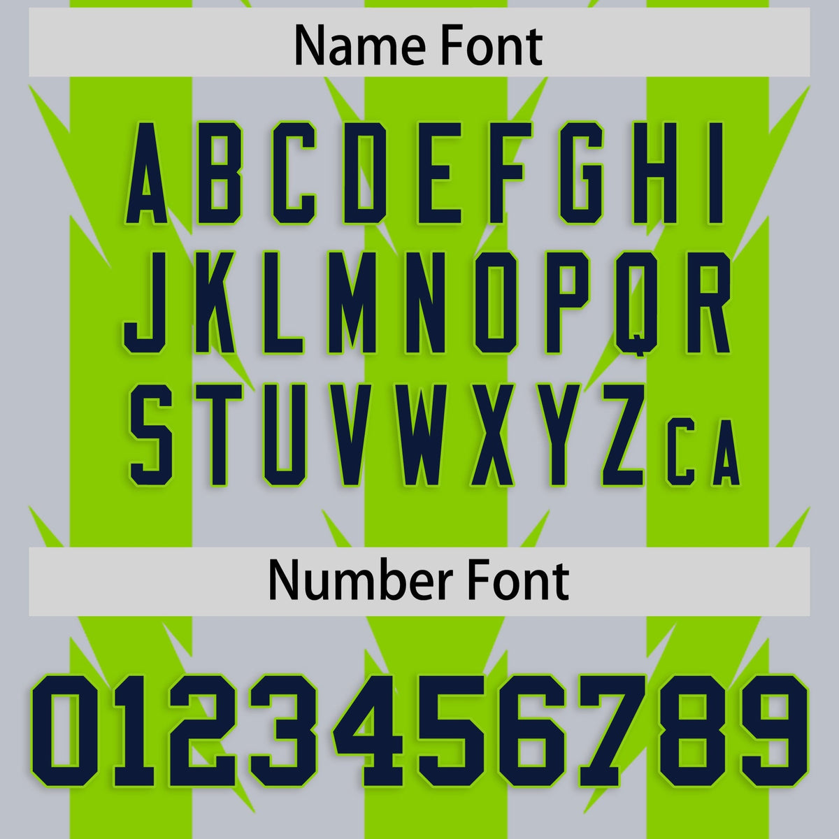 Custom Gray Neon Green Personalized Razr Stripe Graffiti Pattern Flag Football Jersey