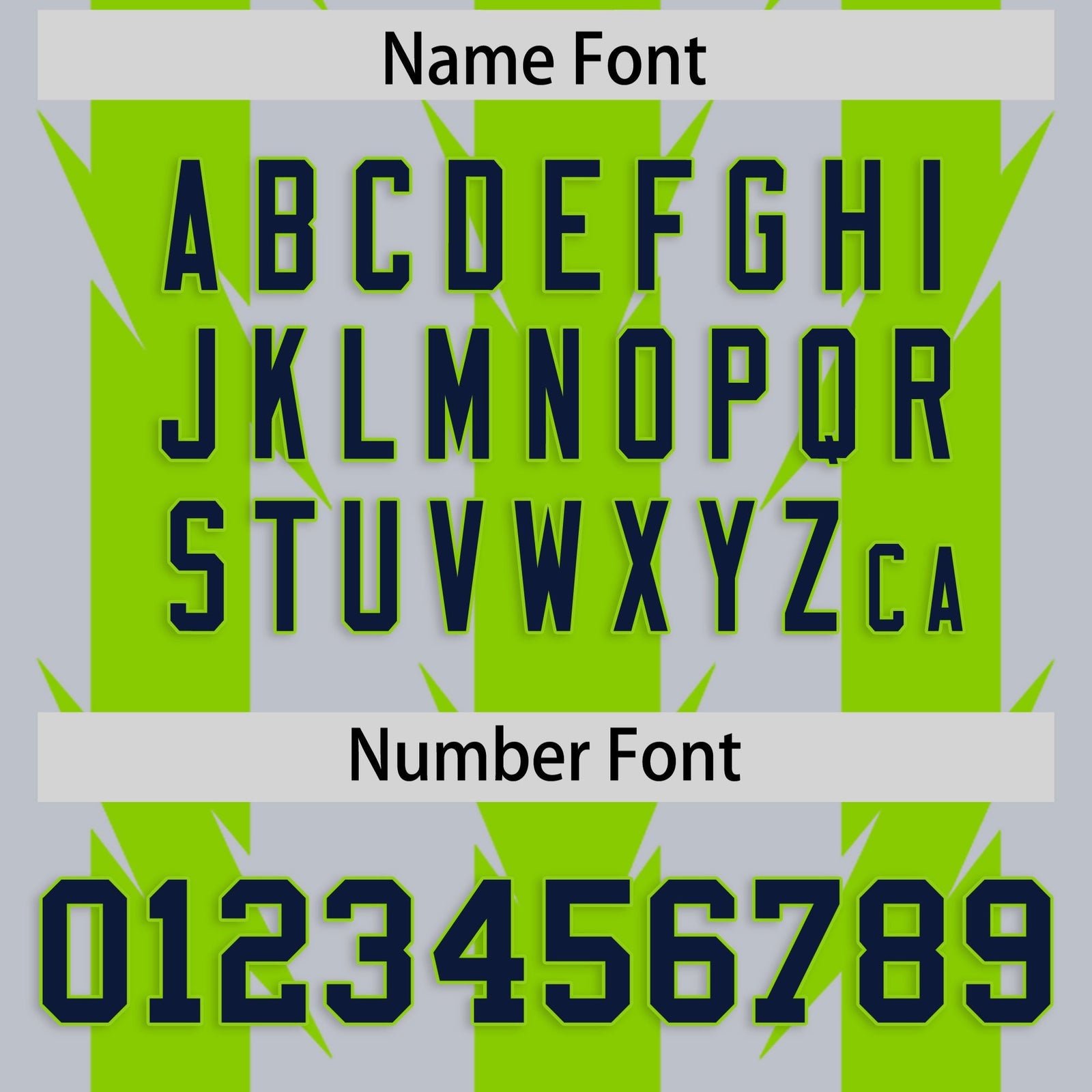 Custom Gray Neon Green Personalized Razr Stripe Graffiti Pattern Flag Football Jersey