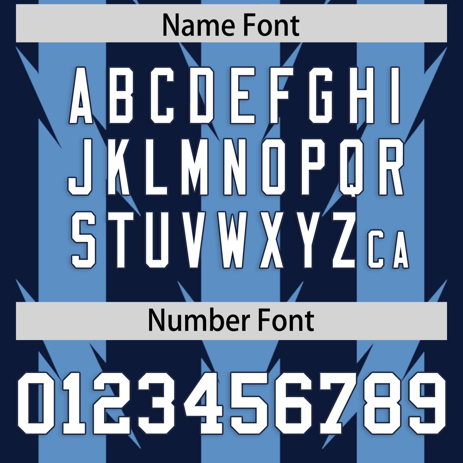 Custom Navy Light Blue Personalized Razr Stripe Graffiti Pattern Flag Football Jersey