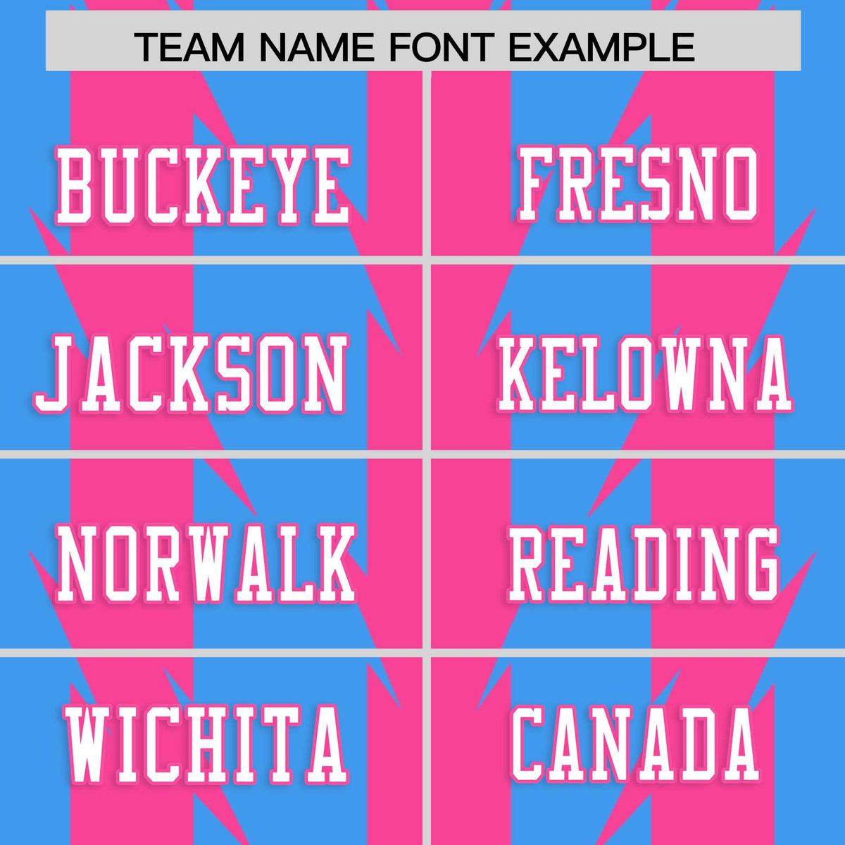 Custom Powder Blue Pink Personalized Razr Stripe Graffiti Pattern Flag Football Jersey