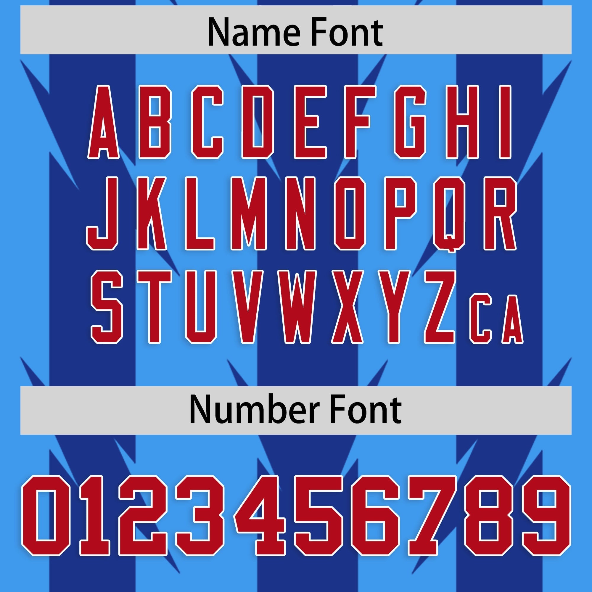 Custom Powder Blue Royal Personalized Razr Stripe Graffiti Pattern Flag Football Jersey