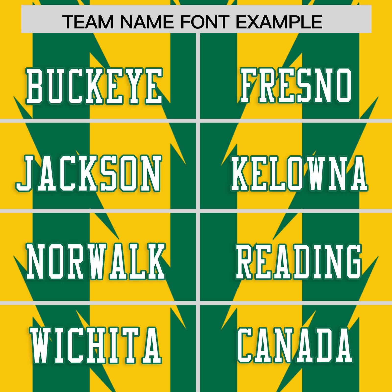 Custom Gold Kelly Green Personalized Razr Stripe Graffiti Pattern Flag Football Jersey