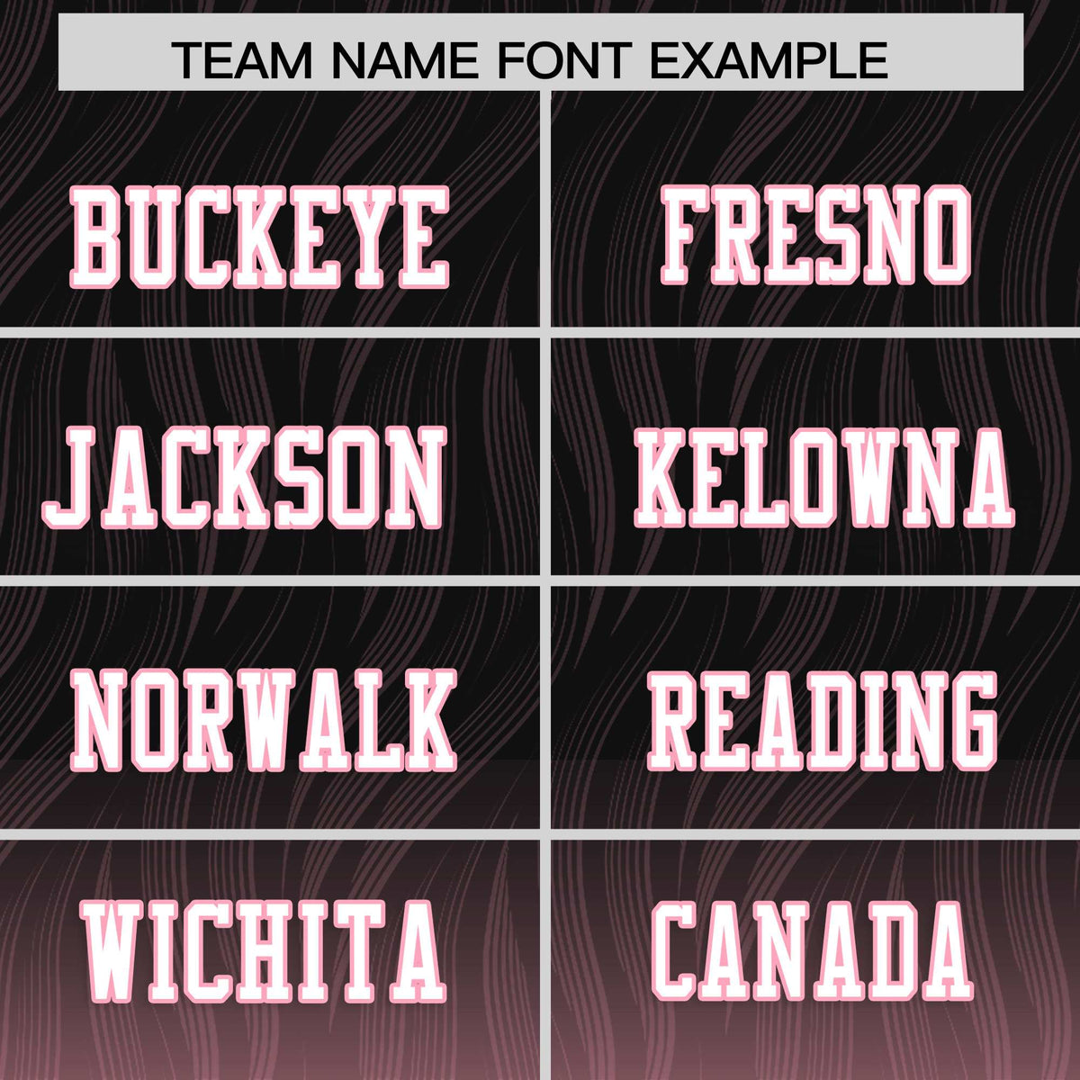 Custom Black Light Pink Gradient Fashion Outdoor Flag Football Jersey