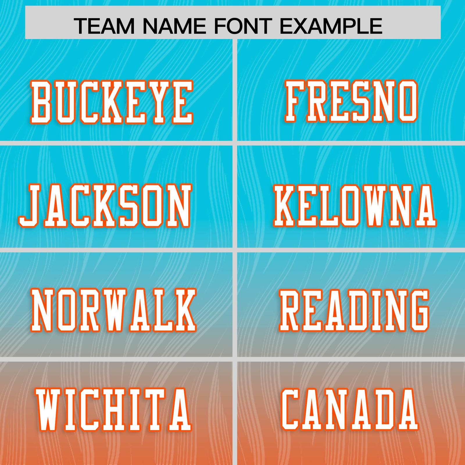 Custom Sky Blue Orange Gradient Fashion Outdoor Flag Football Jersey