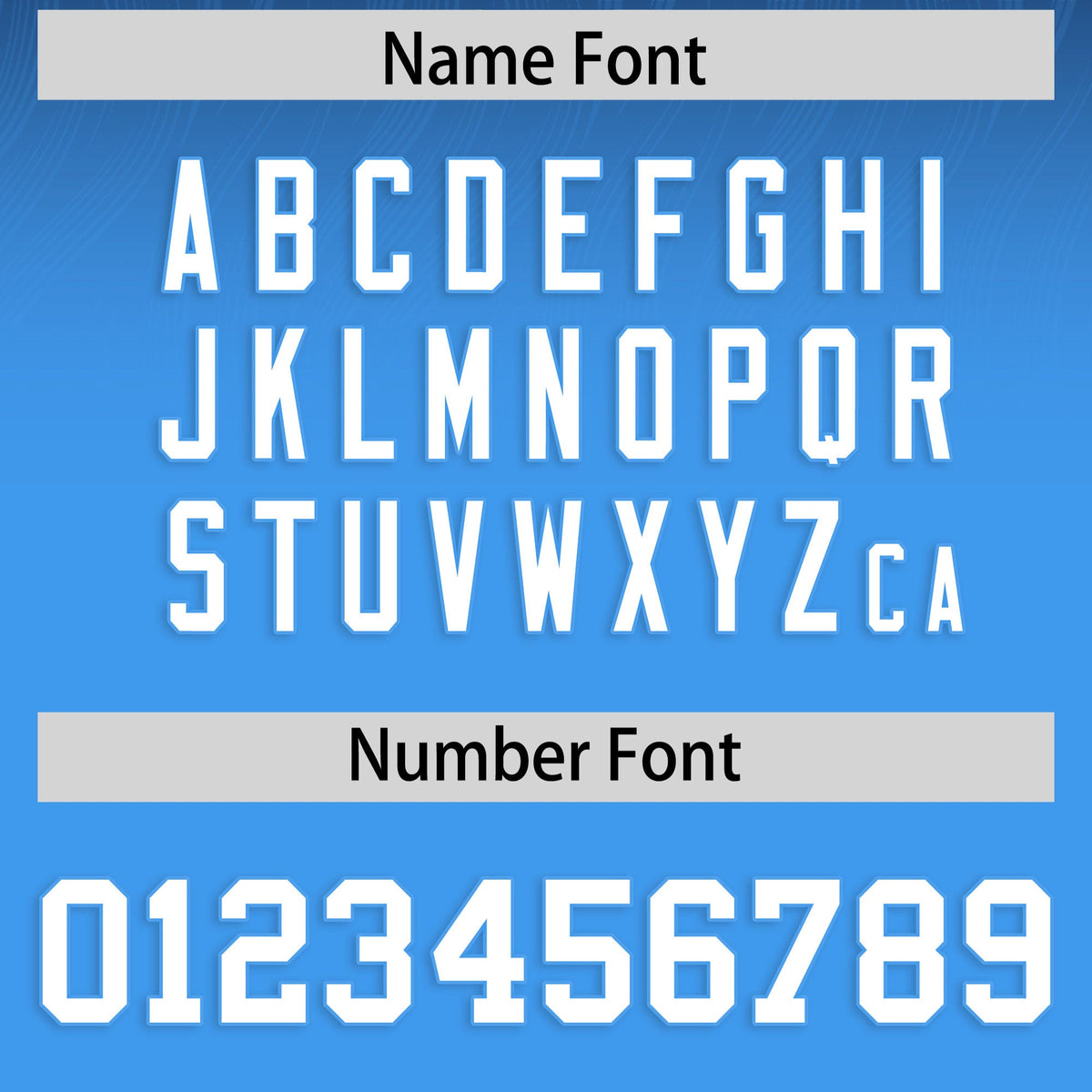 Custom Navy Powder Blue Gradient Fashion Outdoor Flag Football Jersey