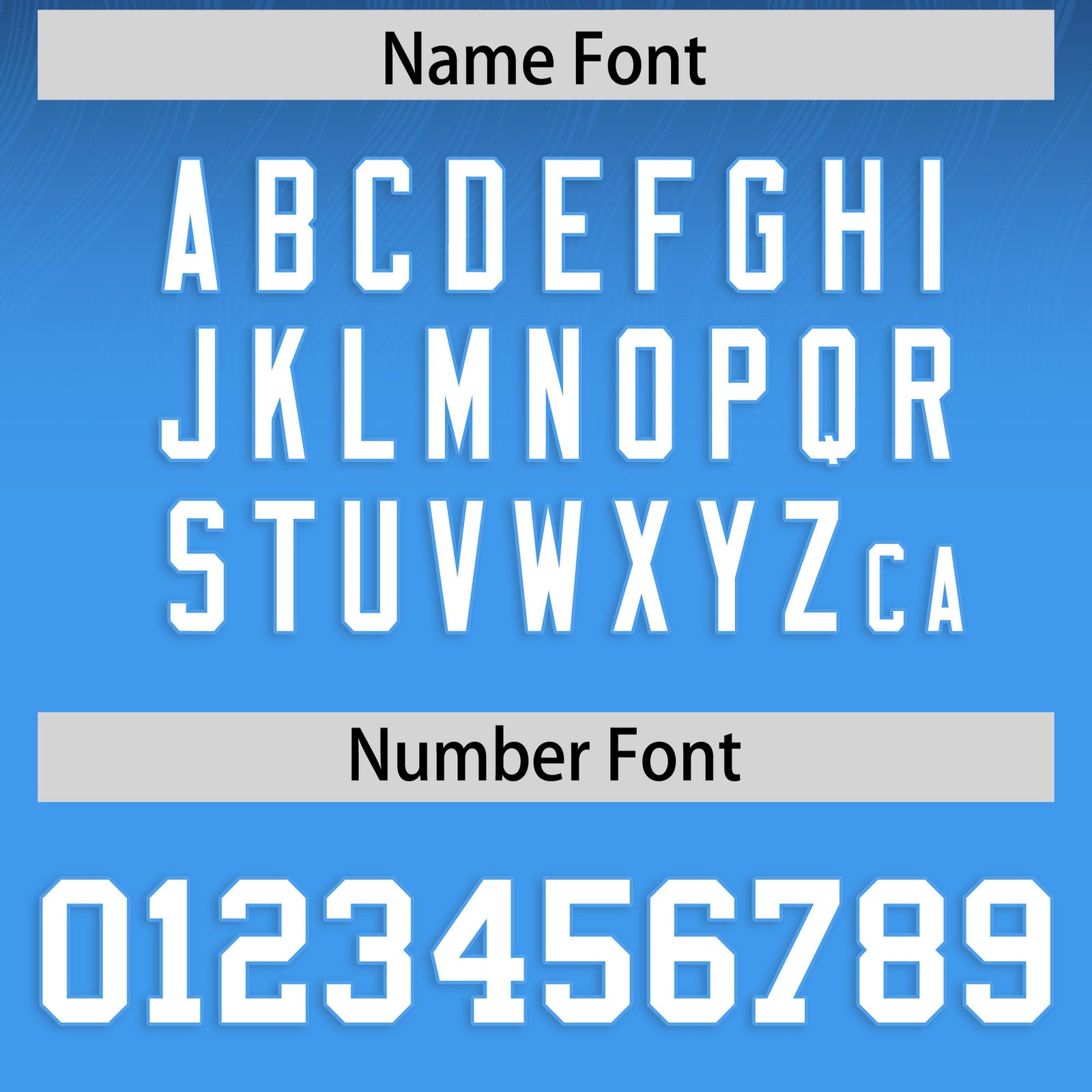 Custom Navy Powder Blue Gradient Fashion Outdoor Flag Football Jersey