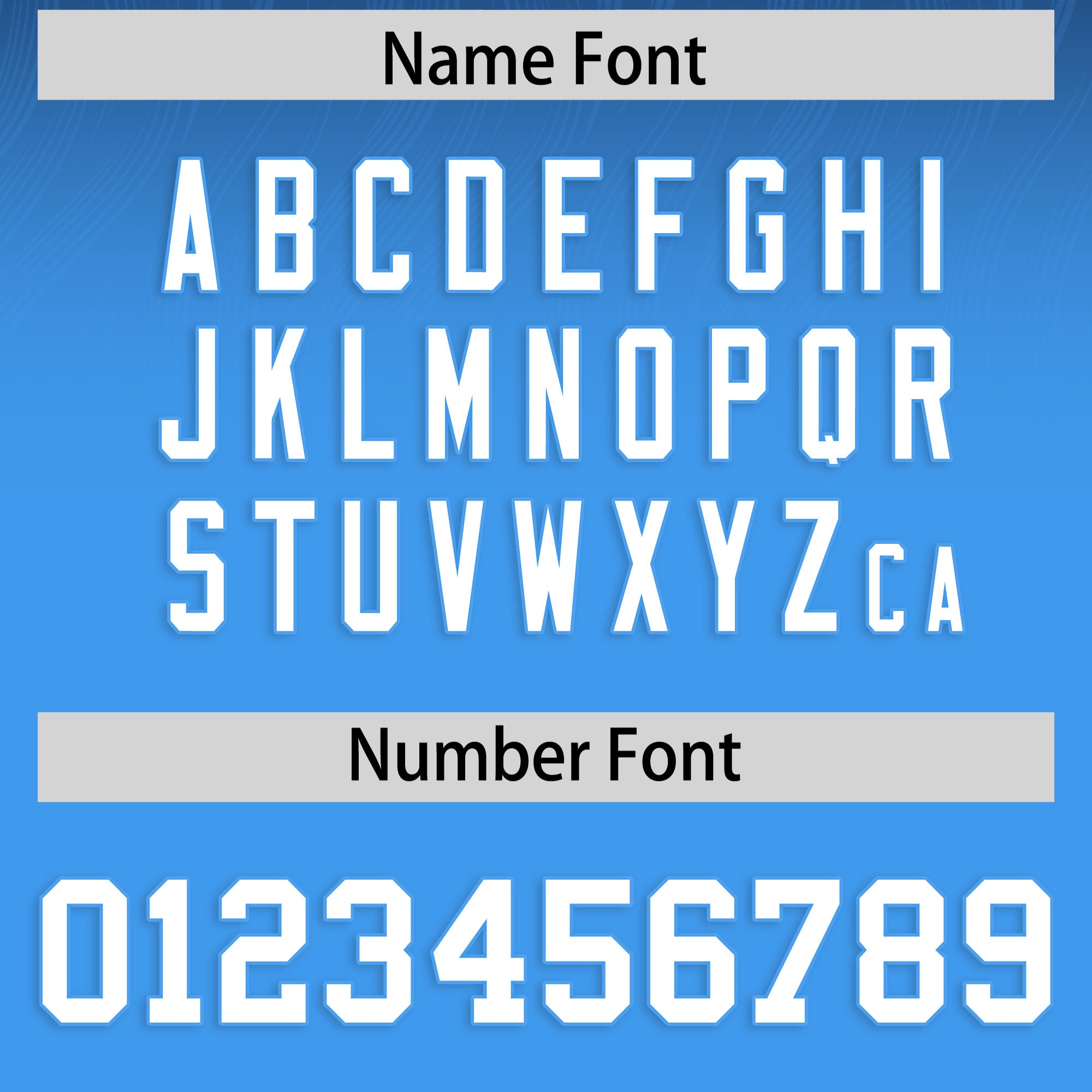 Custom Navy Powder Blue Gradient Fashion Outdoor Flag Football Jersey